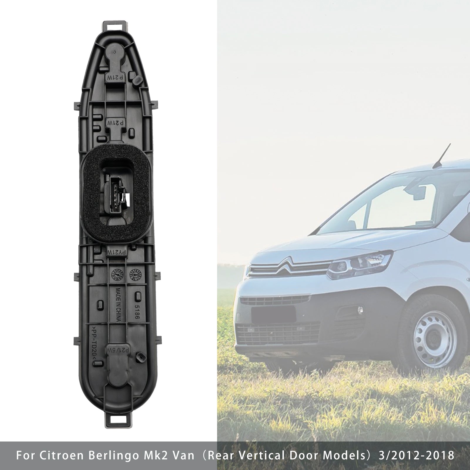 Tylna lekka karta elektroniczna 96777205180 dla Citroën Berlingo II (2012-2018)