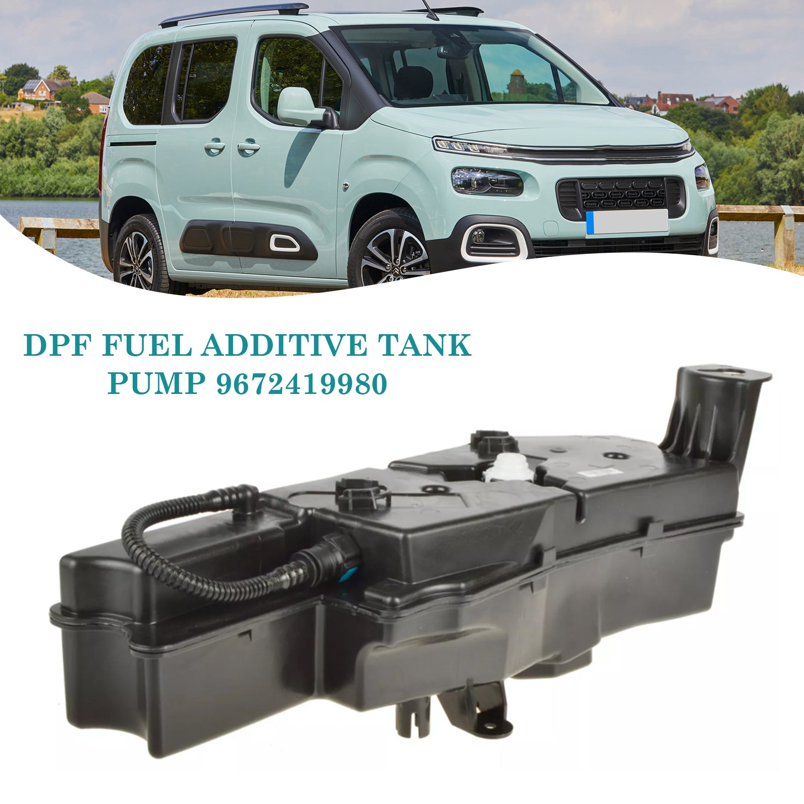 Additiefpomp voor DPF - Fabrikantonderdeel 1500PJ - Compatibel Peugeot, Citroën HDi