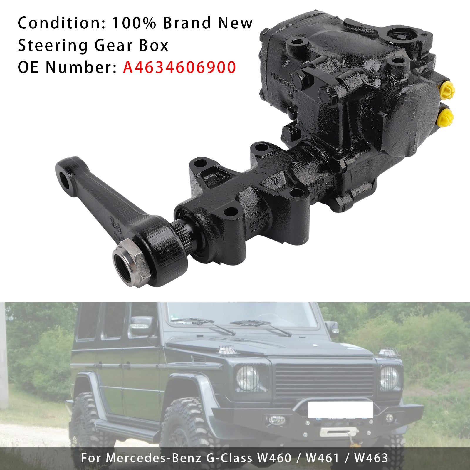 Boîtier de Direction Haute Qualité pour Mercedes Classe G - Compatible W460, W461, W463 - Réf Fabricant: A4634606900