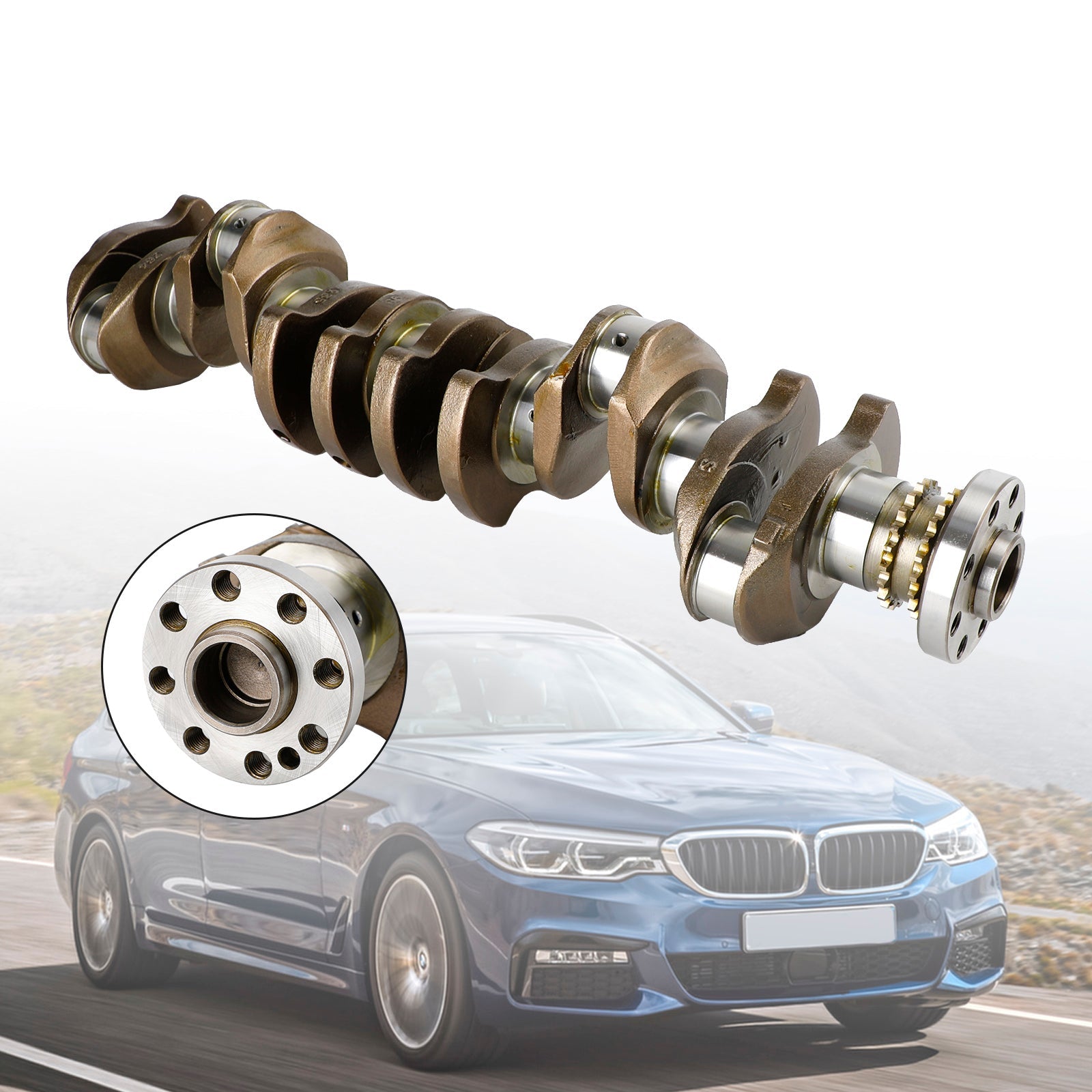 Crankshaft N57D30 pour BMW F01 F10 F30 X5 X6 730D 530D 540D 330D 11217799970