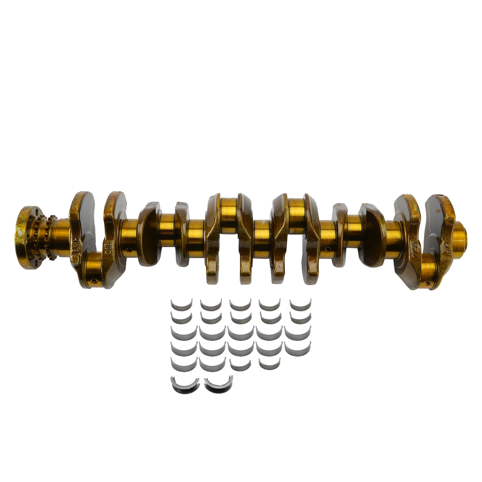 Krukas met hoofdlagers en STD-drijfstang voor BMW 5 GT (F07) (Bouwjaar 03.2010 - 02.2017, 299 - 313, Diesel)