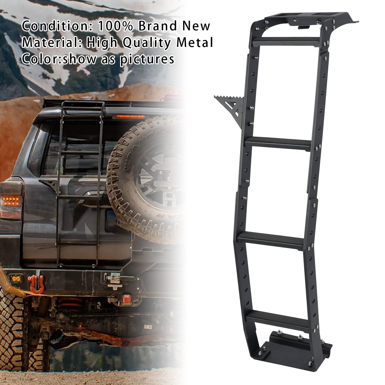 Drabina tylnej klapy dla Toyota 4Runner 2010-2020 5. Generacji 2010-2024