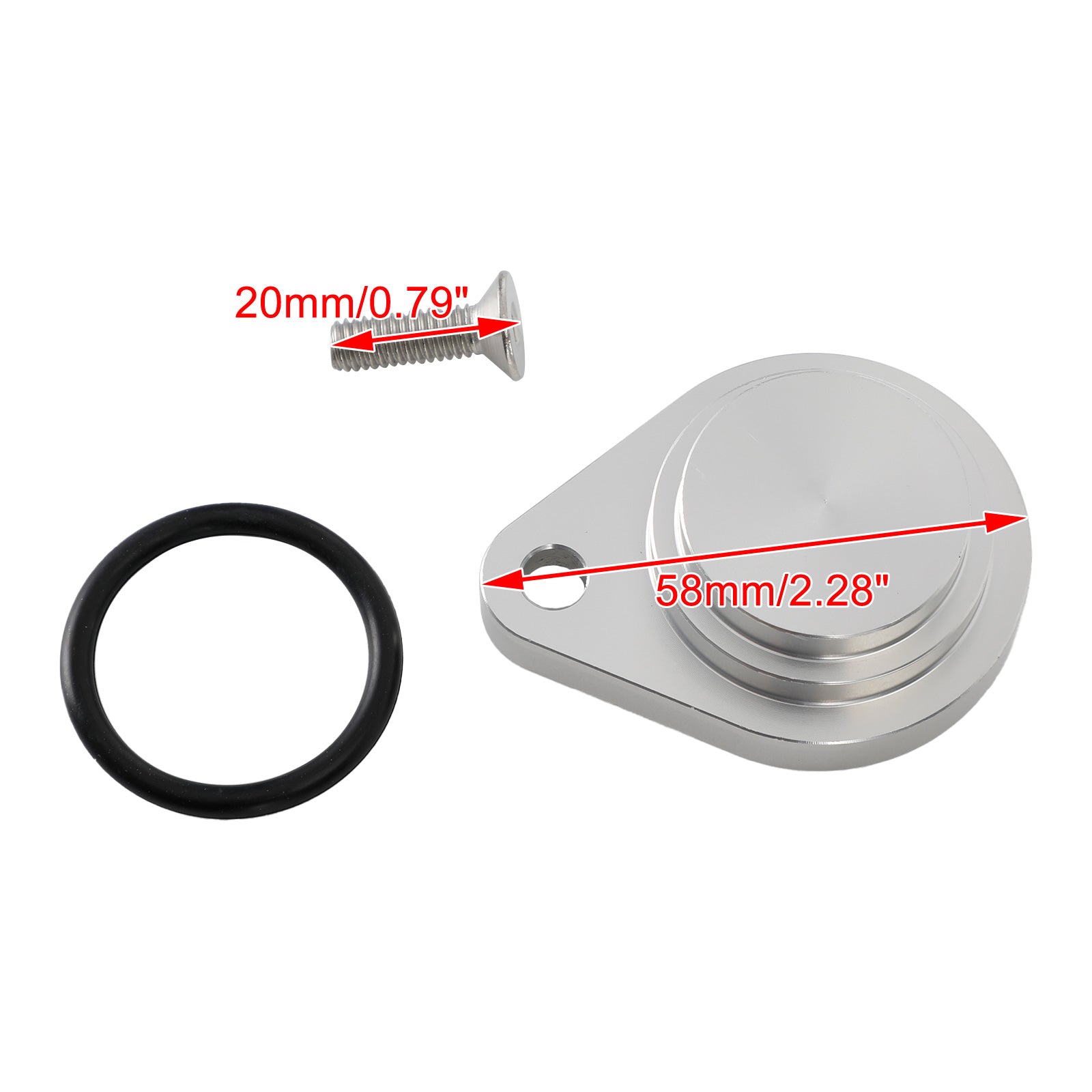 Piastra di blocco dell'aspirazione della spina del tubo di eliminazione EGR per LS Silverado 4.8L 5.3L 6.0L generico