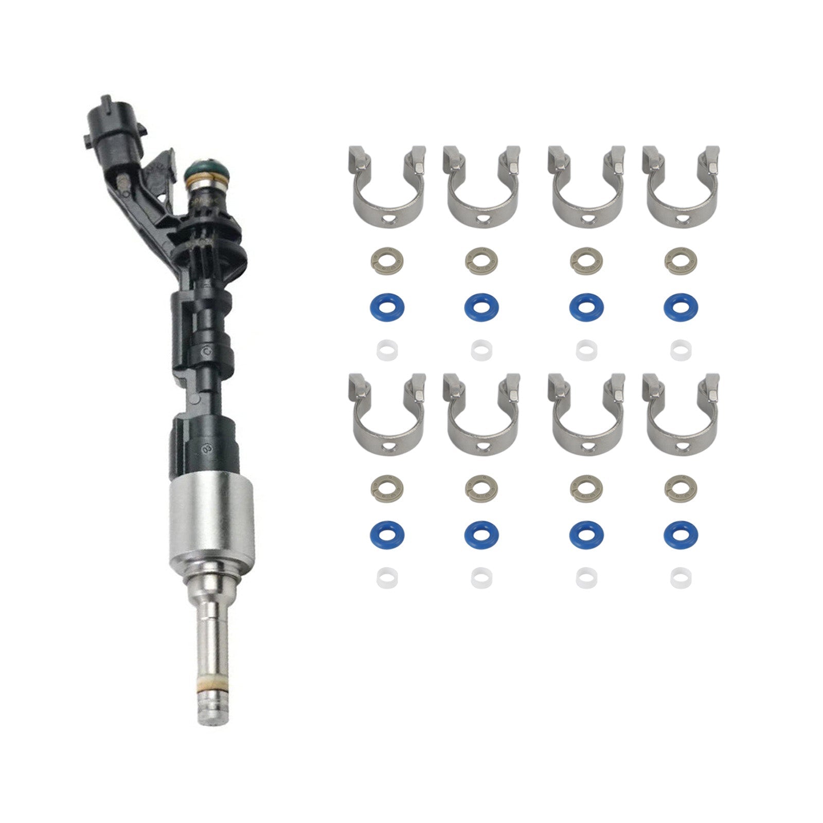 Kit de réparation de joints d’injecteurs de carburant 8PCS 0261500105 FJ1161 pour Jaguar / Range Rover 5.0L V8