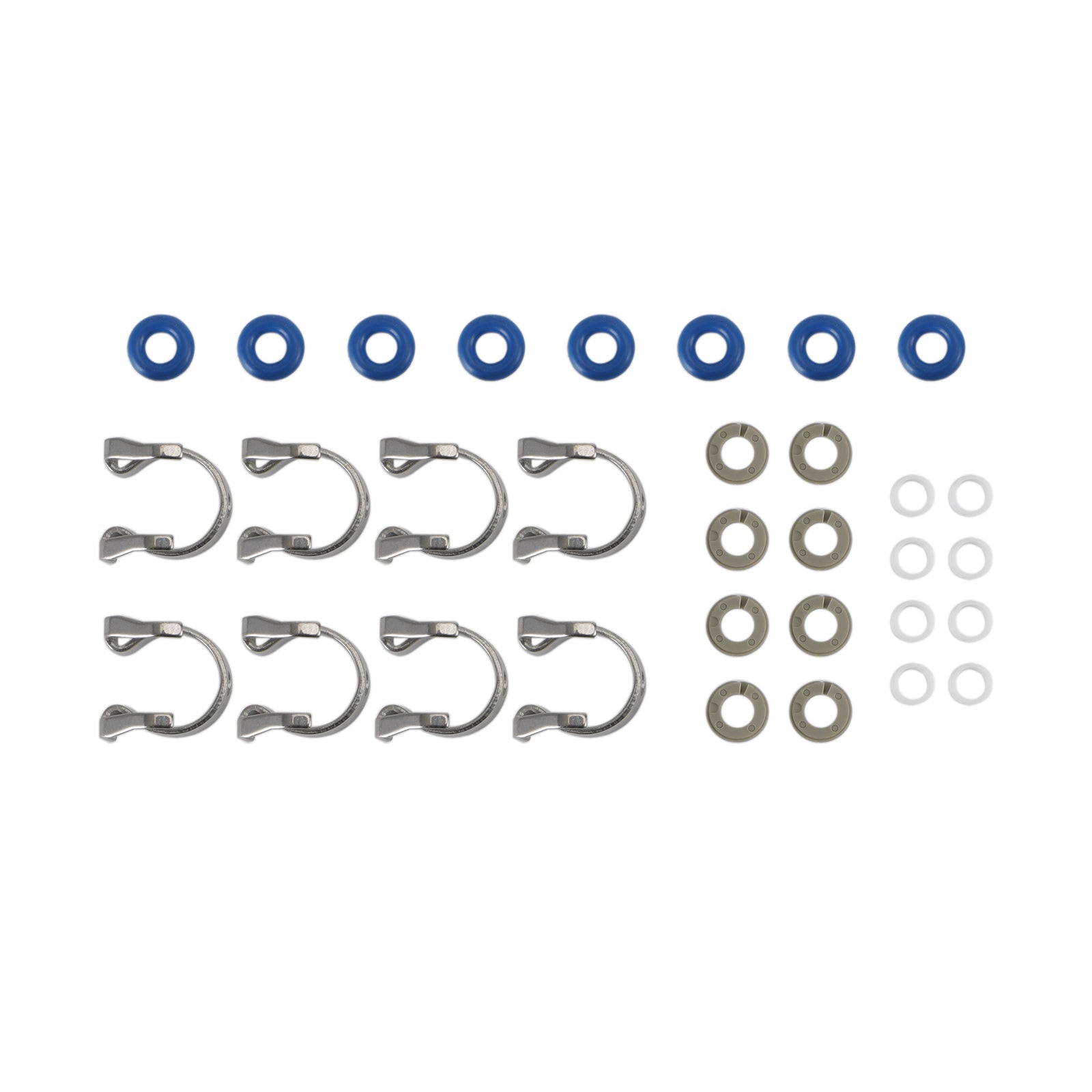 Kit de réparation de joints d’injecteurs de carburant 8PCS 0261500105 FJ1161 pour Jaguar / Range Rover 5.0L V8