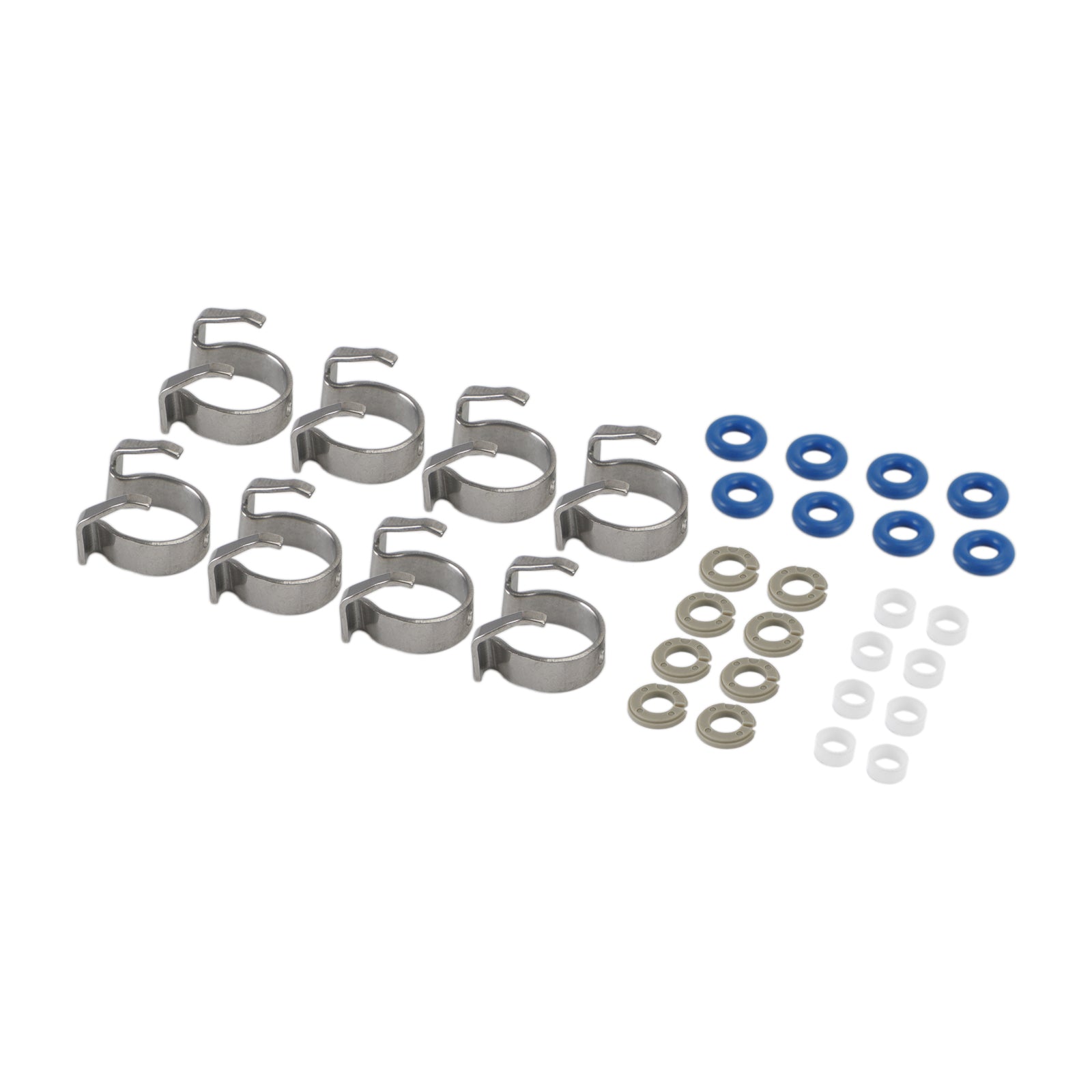 Kit de réparation de joints d’injecteurs de carburant 8PCS 0261500105 FJ1161 pour Jaguar / Range Rover 5.0L V8
