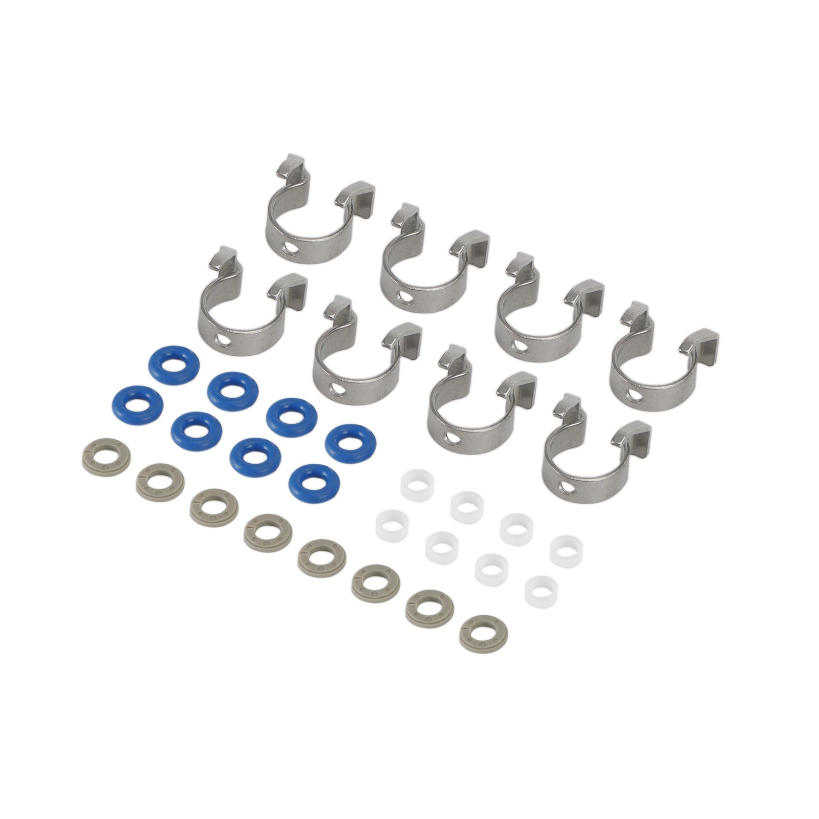 Kit de réparation de joints d’injecteurs de carburant 8PCS 0261500105 FJ1161 pour Jaguar / Range Rover 5.0L V8