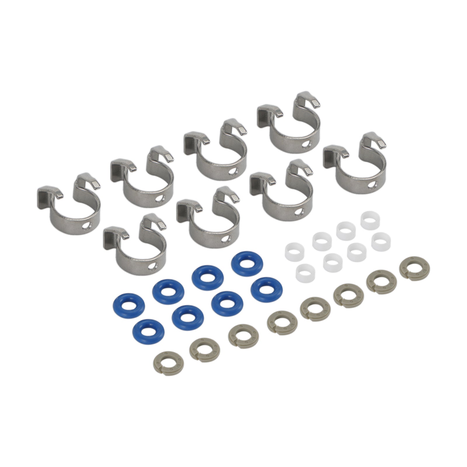 Kit de réparation de joints d’injecteurs de carburant 8PCS 0261500105 FJ1161 pour Jaguar / Range Rover 5.0L V8