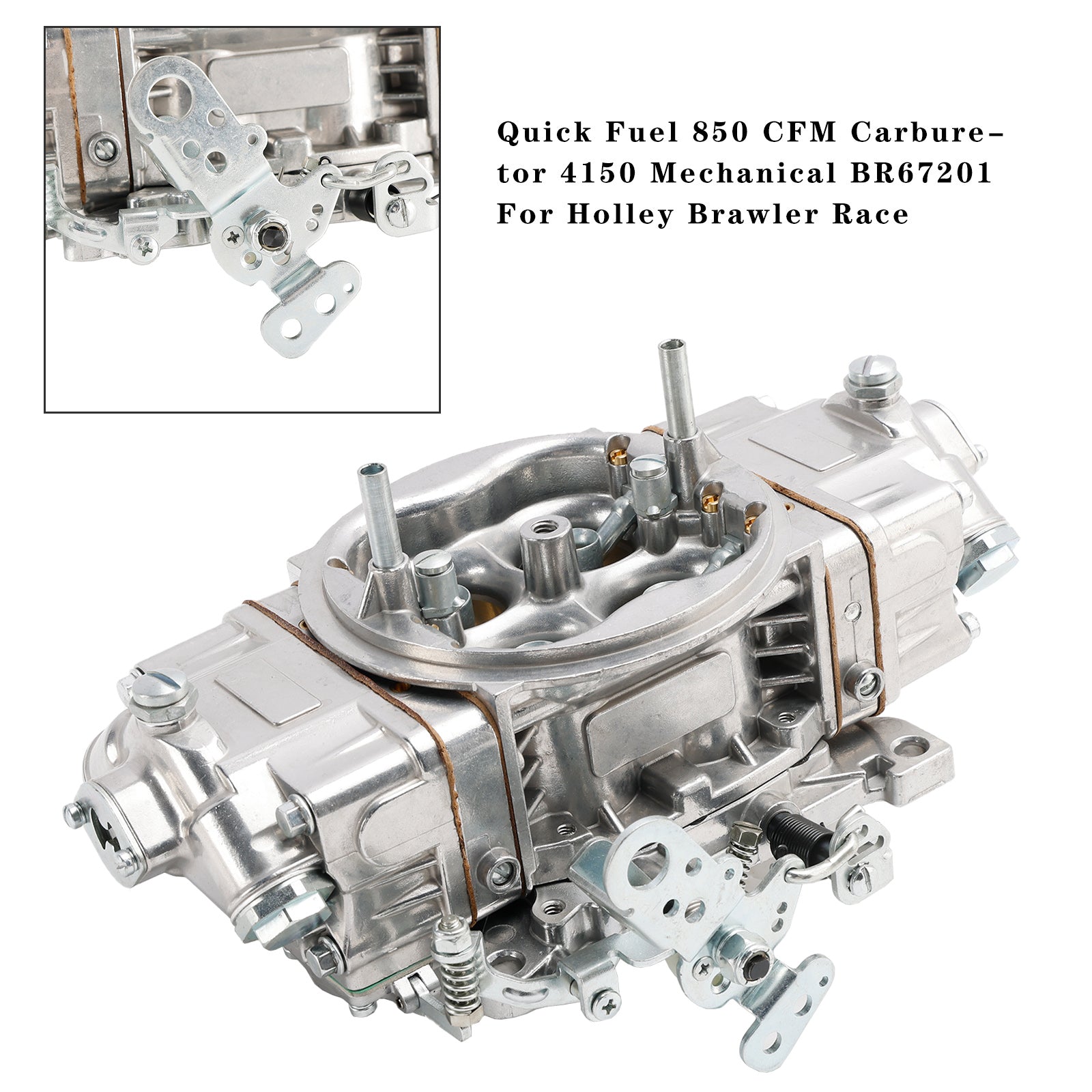 Holley Brawler Race Quick Fuel 850 CFM 4150 Mehanski BR67201 uplinjač
