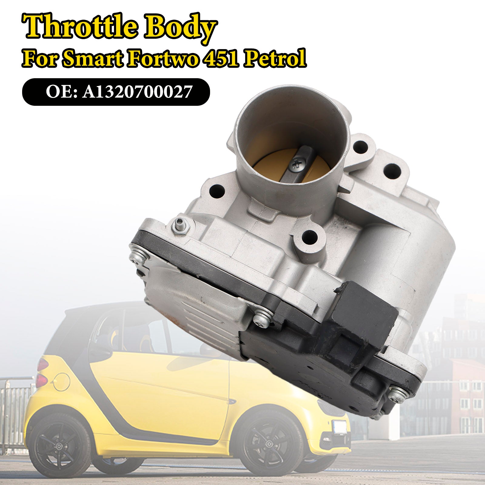 Gasklephuis A1320700027 voor Smart Fortwo 1.0L Pure/Passion 2008-2015