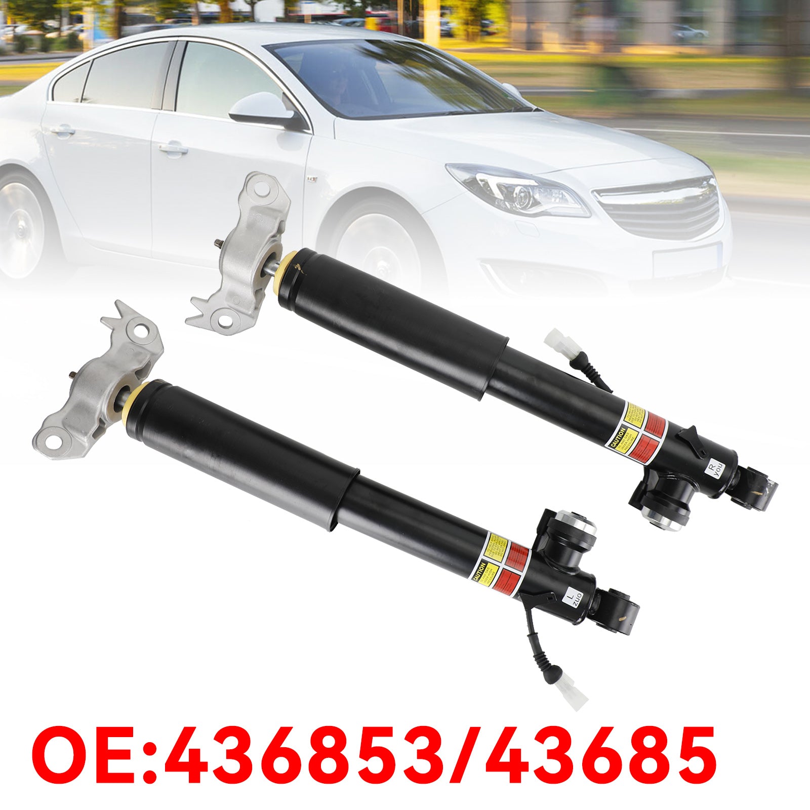 Opel Insignia A 2008-2017 436853 436854 Par de patas de amortiguadores traseros Ferdex Express