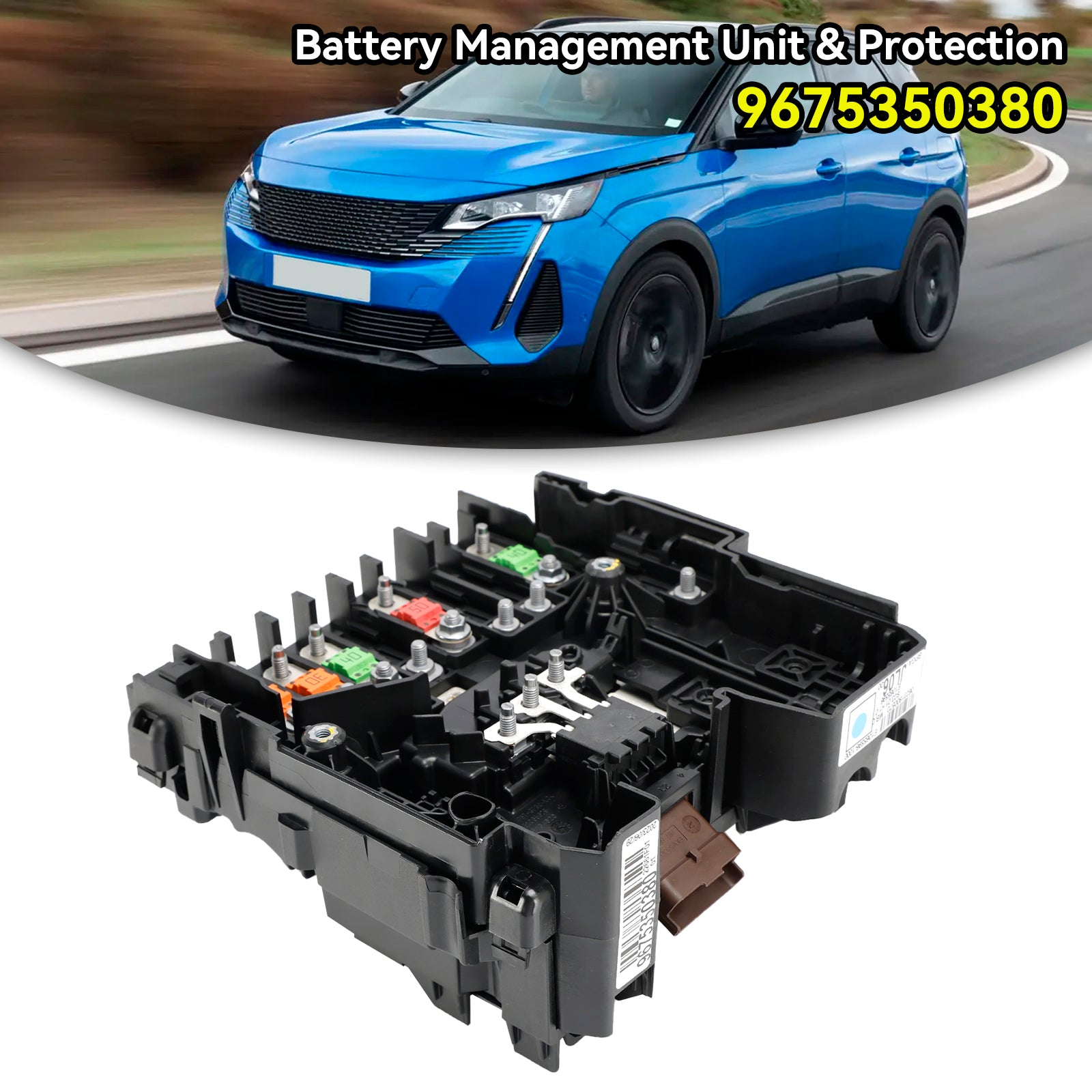 Modulo tensione scatola fusibili per Peugeot 5008 II 1.2, 1.6, 1.6 THP, 1.6 PureTech, 1.6 BlueHDi, 1.5 BlueHDi, 2.0 BlueHDi 2016+ Riferimento 9675350380 9675350286 Generico