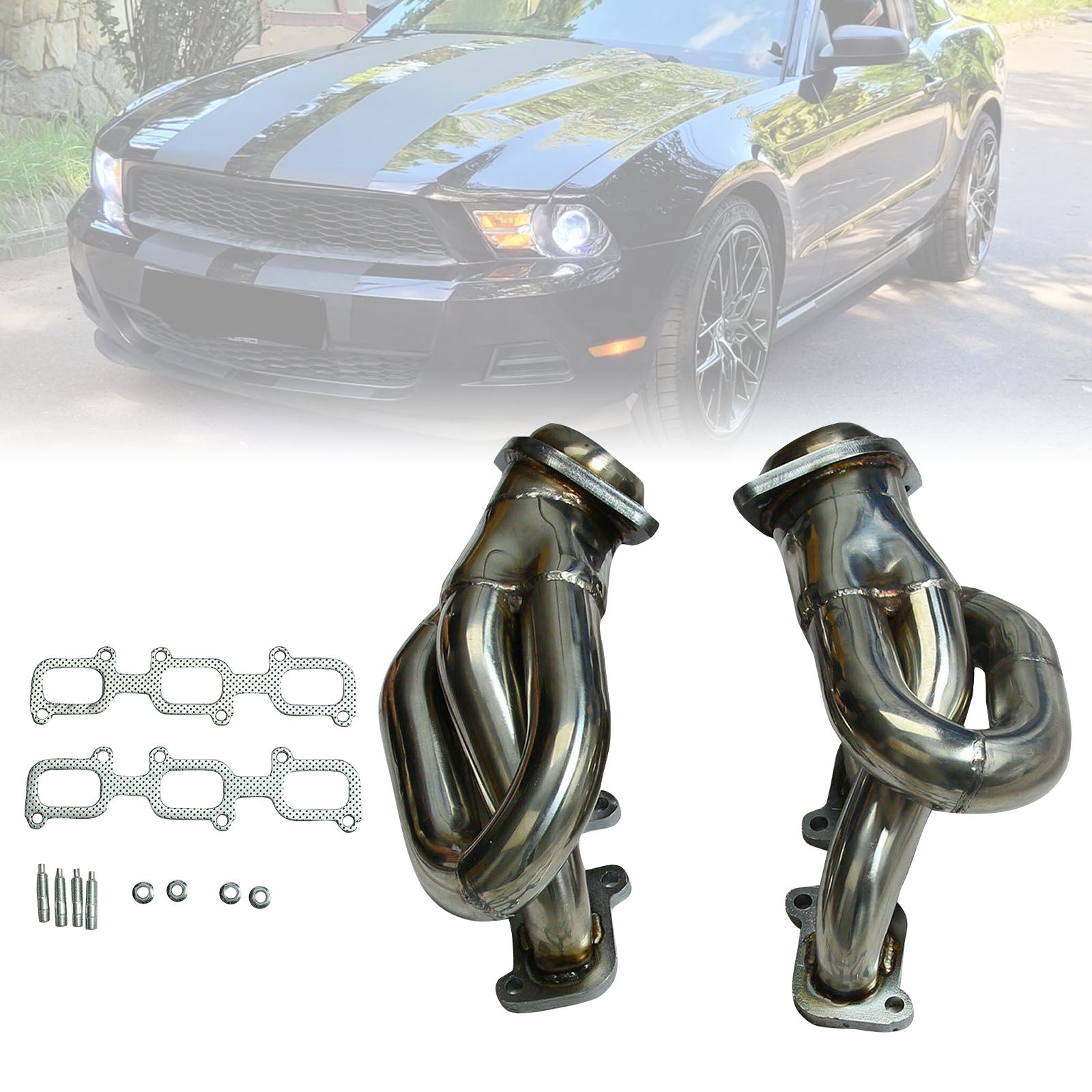 Kolekcjoner&Wydech ze stali nierdzewnej do Forda Mustanga 3.7L V6 2011-2015