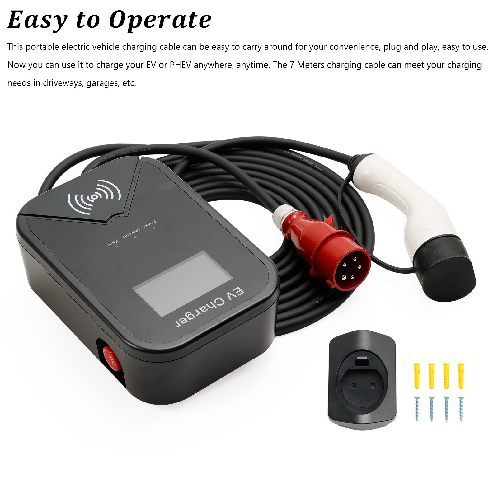 Caricatore a parete di tutti i tempi (da -30 ° C a +50 ° C) 22KW-La soluzione affidabile per l'auto elettrica