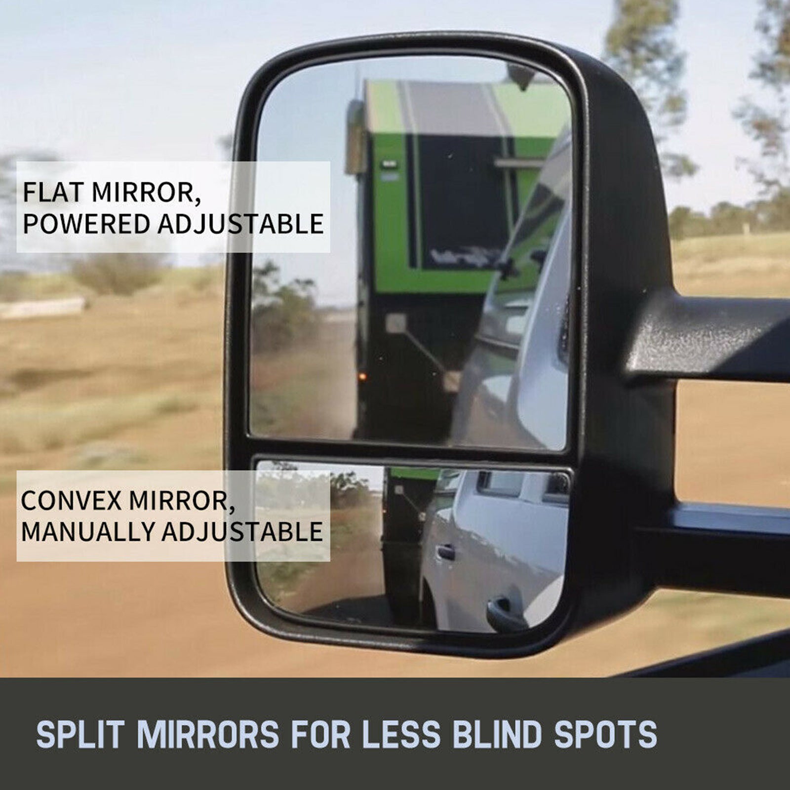 ABS Towing Mirrors - para Ford Ranger PX 2012 -Tis -Este día - Edición personalizada