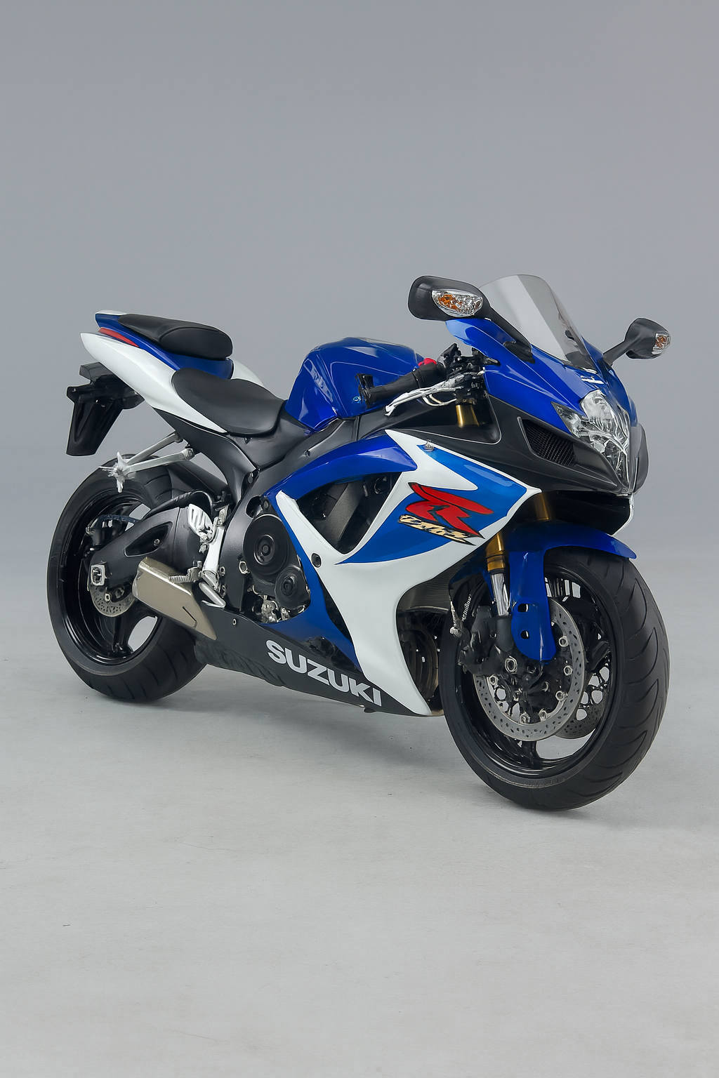 Amotopart Carénages GSXR 600/750 2006-2007 Carrosserie Blue ABS Wtryskowe tworzywa sztuczne Ustawienie ogólne