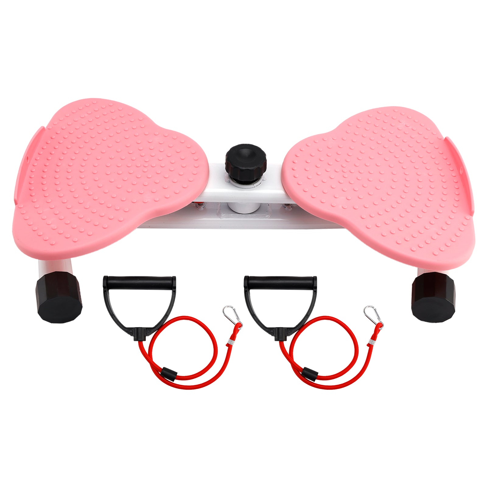 Machine à Twist Abdominal - Plateau de Fitness 150kg - 20dB Ultra-Silencieux et Anti-Dérapant - Pour un Ventre Plat (Rose)