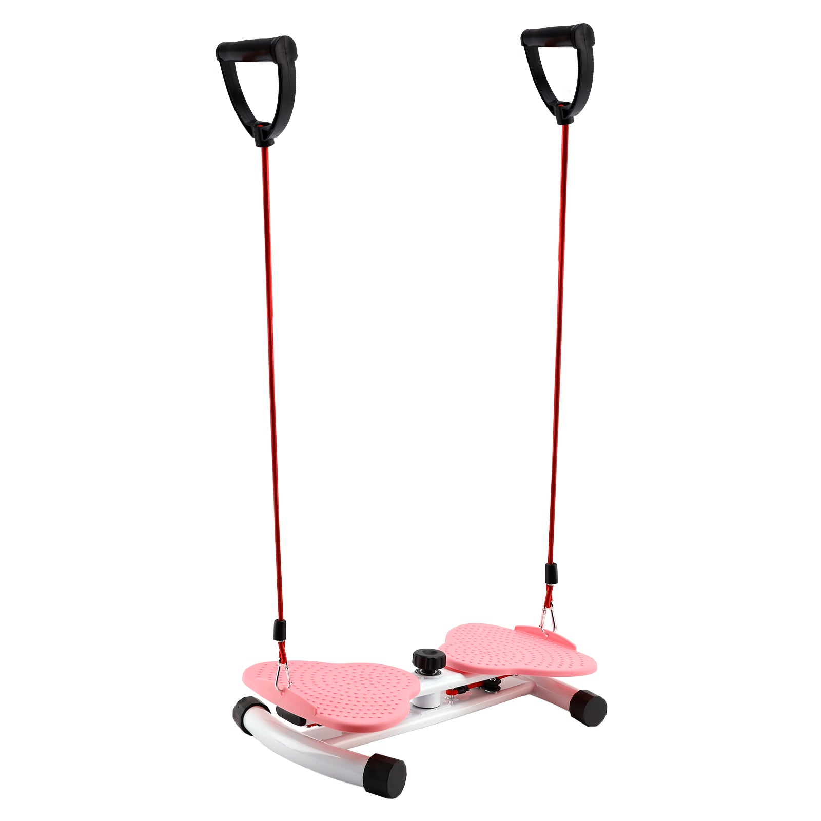 Machine à Twist Abdominal - Plateau de Fitness 150kg - 20dB Ultra-Silencieux et Anti-Dérapant - Pour un Ventre Plat (Rose)