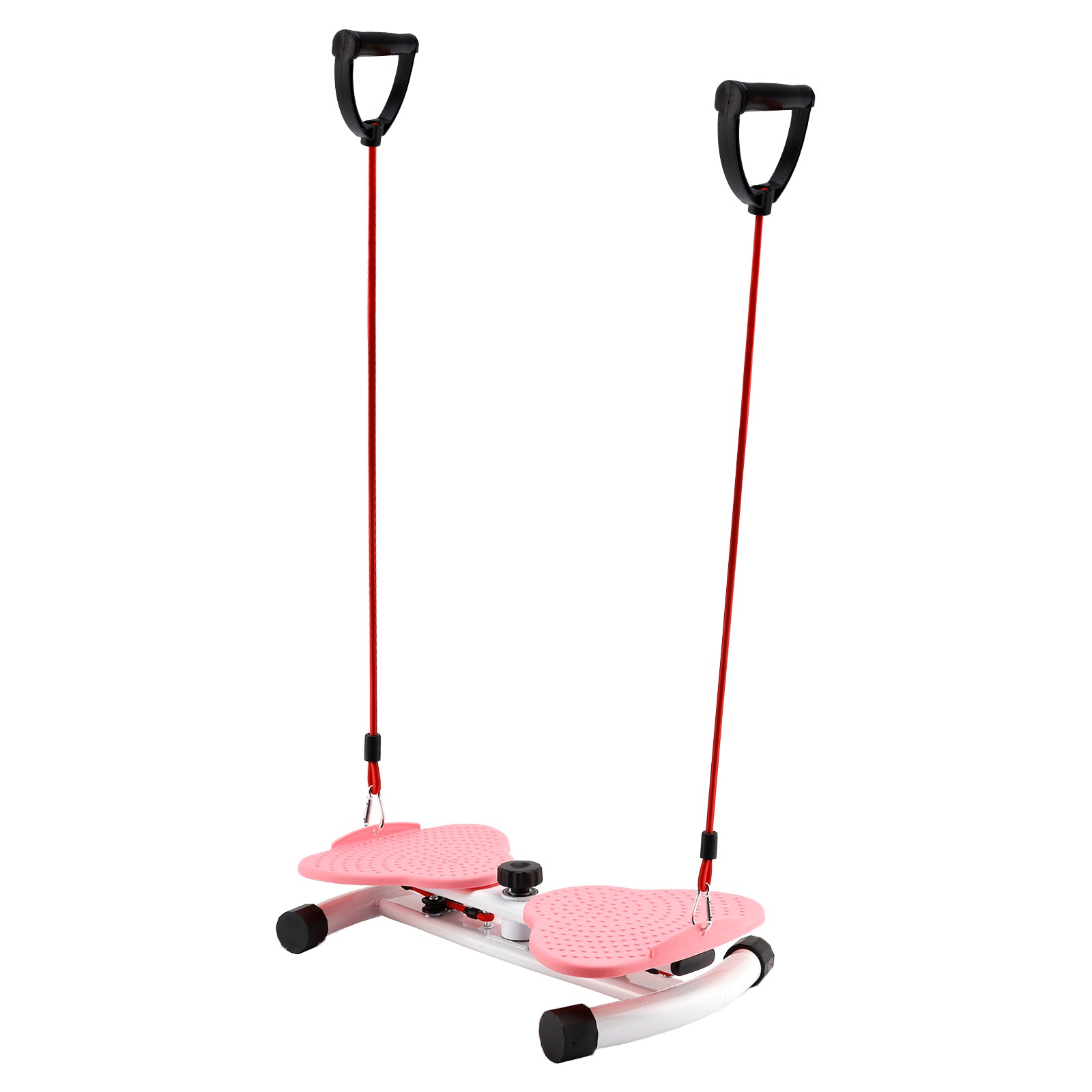 Machine à Twist Abdominal - Plateau de Fitness 150kg - 20dB Ultra-Silencieux et Anti-Dérapant - Pour un Ventre Plat (Rose)
