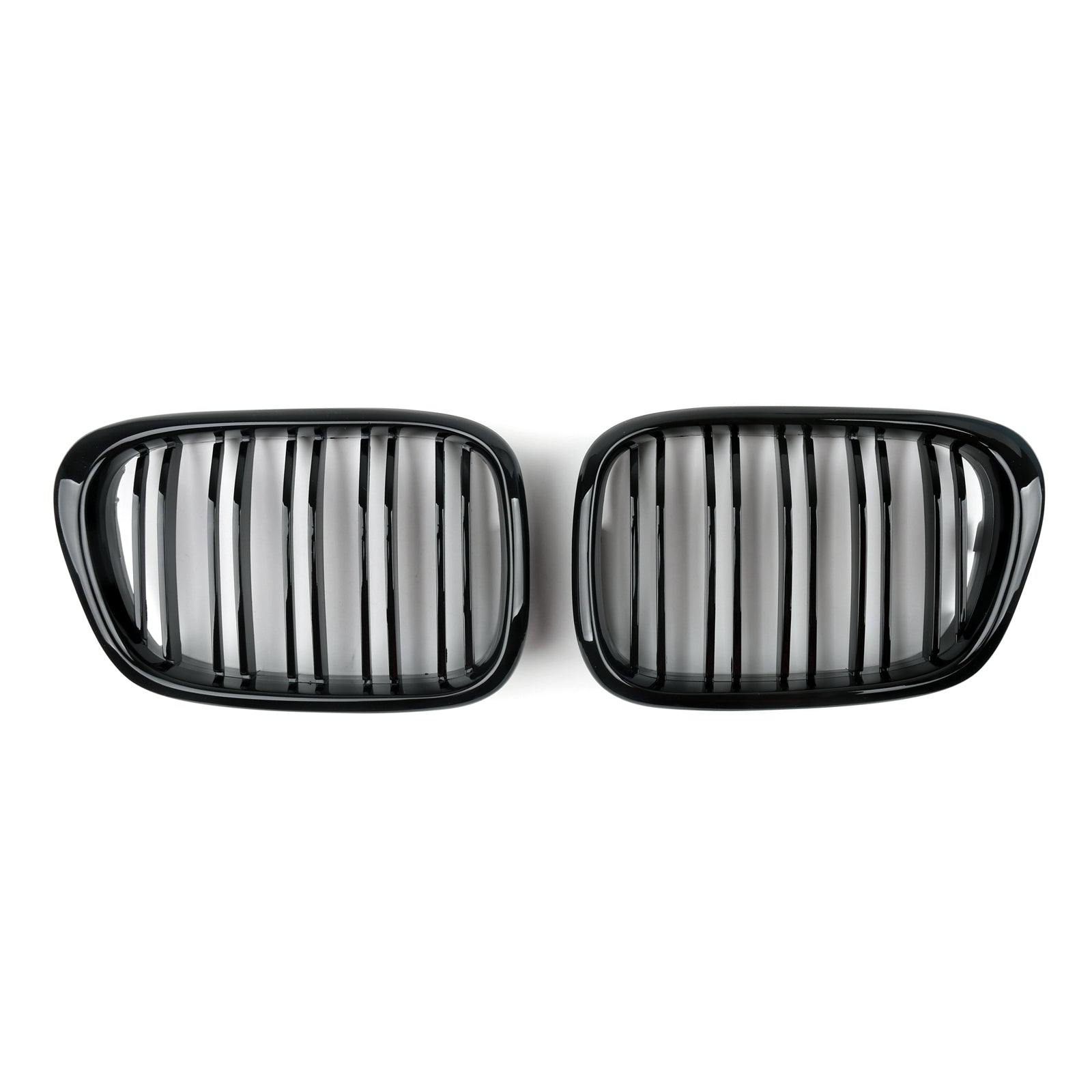 Grille de calandre avant noir brillant double nervure pour BMW Série 5 E39 2001-2004 Générique