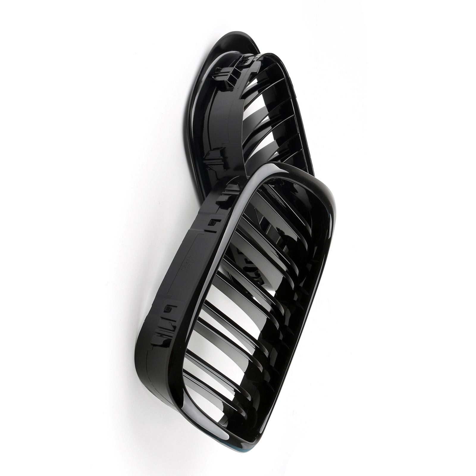 Grille de calandre avant noir brillant double nervure pour BMW Série 5 E39 2001-2004 Générique
