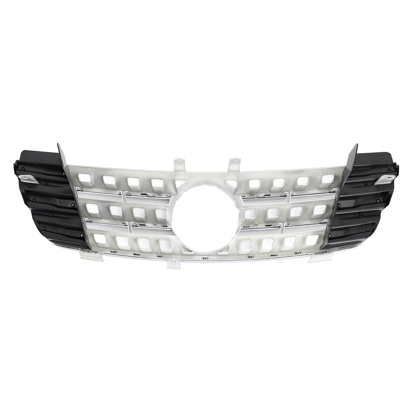 Zwarte chromen grille voor de Mercedes Benz ML-klasse W164 ML320/300/350/500 2005 2006 2007 2008