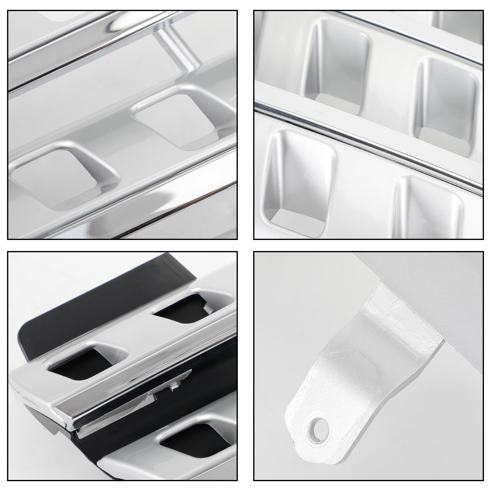 Zwarte chromen grille voor de Mercedes Benz ML-klasse W164 ML320/300/350/500 2005 2006 2007 2008