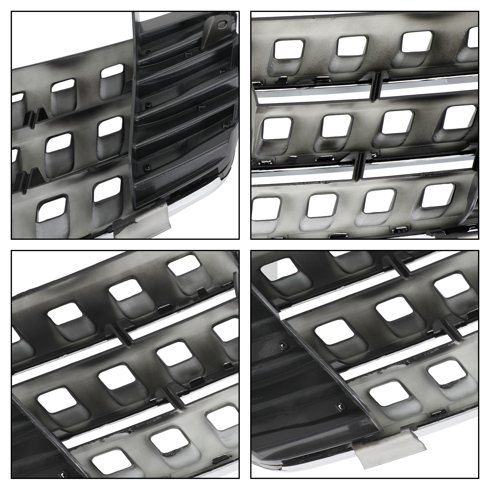 Calandre Avant Grille Compatible avec Mercedes Classe ML W164 2005-2008 Noir