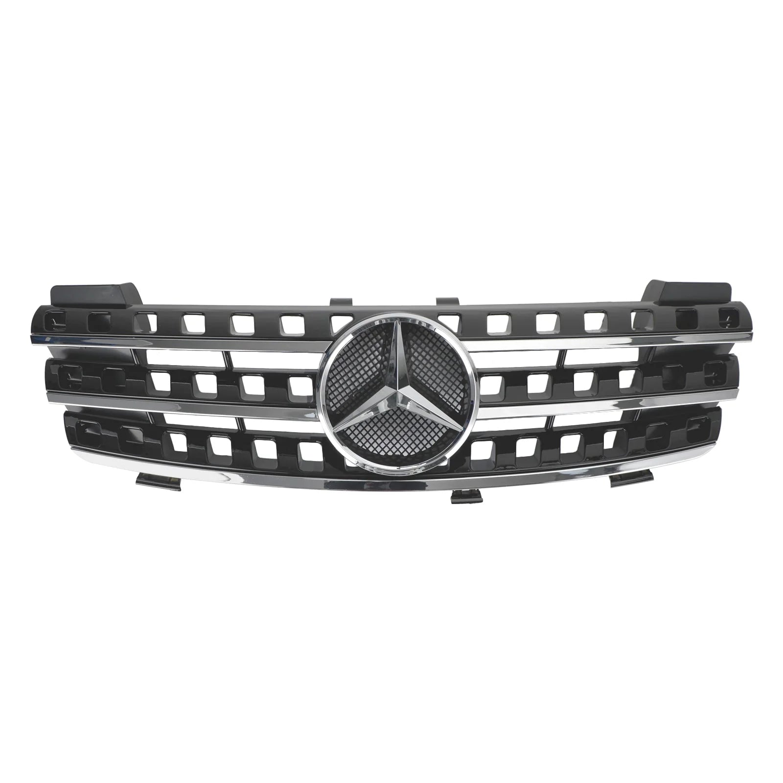 Calandre avant noire chromée pour Mercedes Benz Classe ML W164 ML320/300/350/500 2005 2006 2007 2008