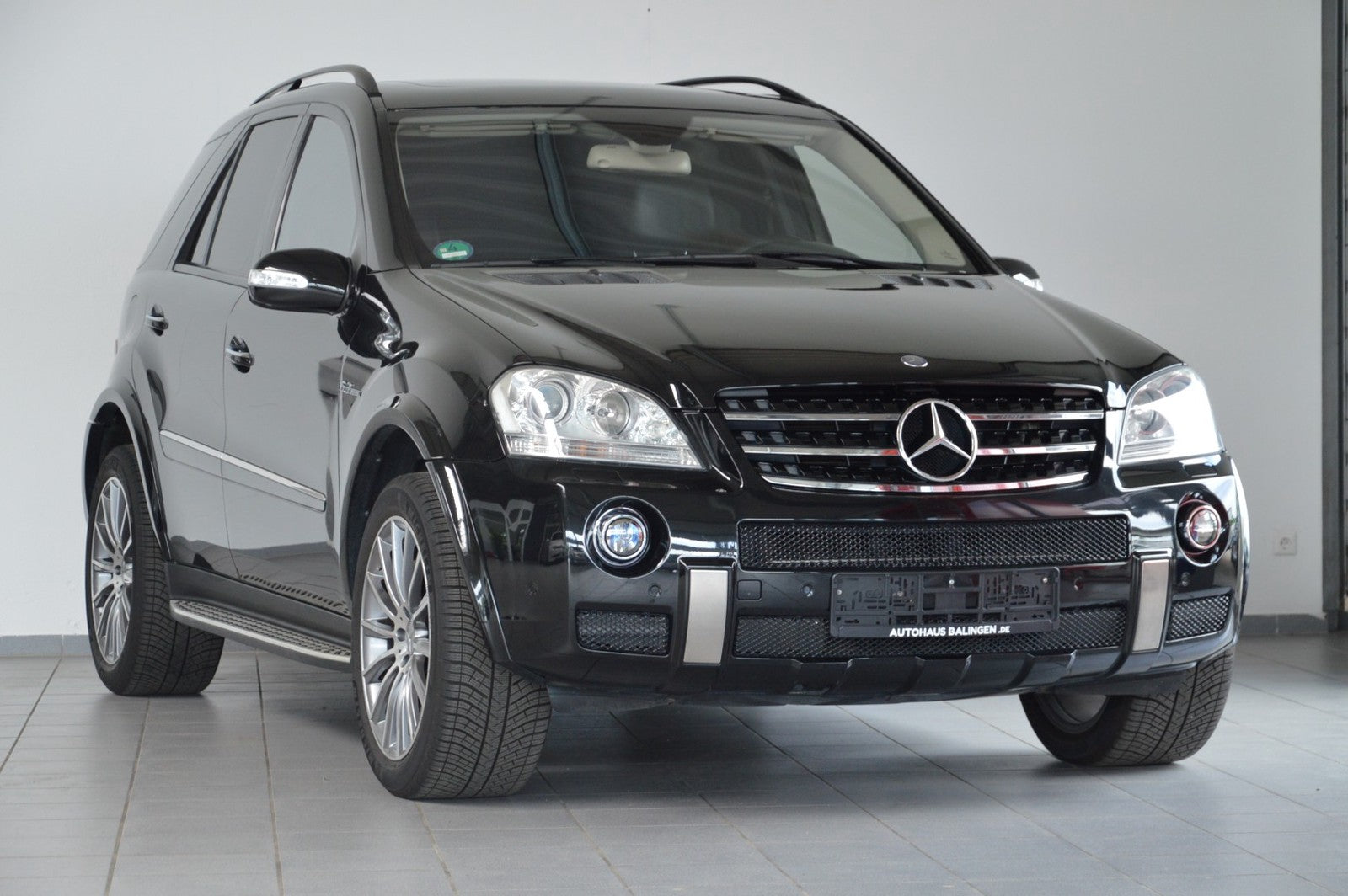 Calandre avant noire chromée pour Mercedes Benz Classe ML W164 ML320/300/350/500 2005 2006 2007 2008