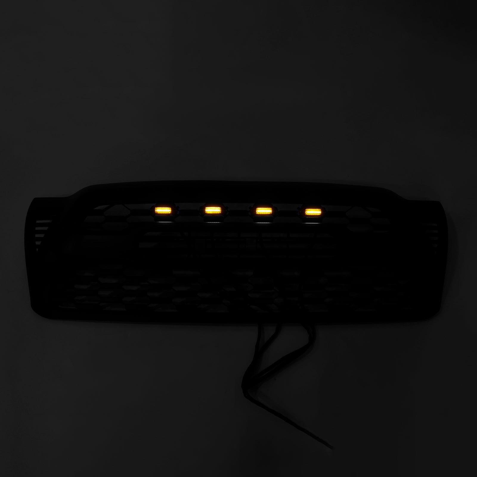 Alfombra LED de parrilla delantera negra para Toyota Tacoma 2005-2011