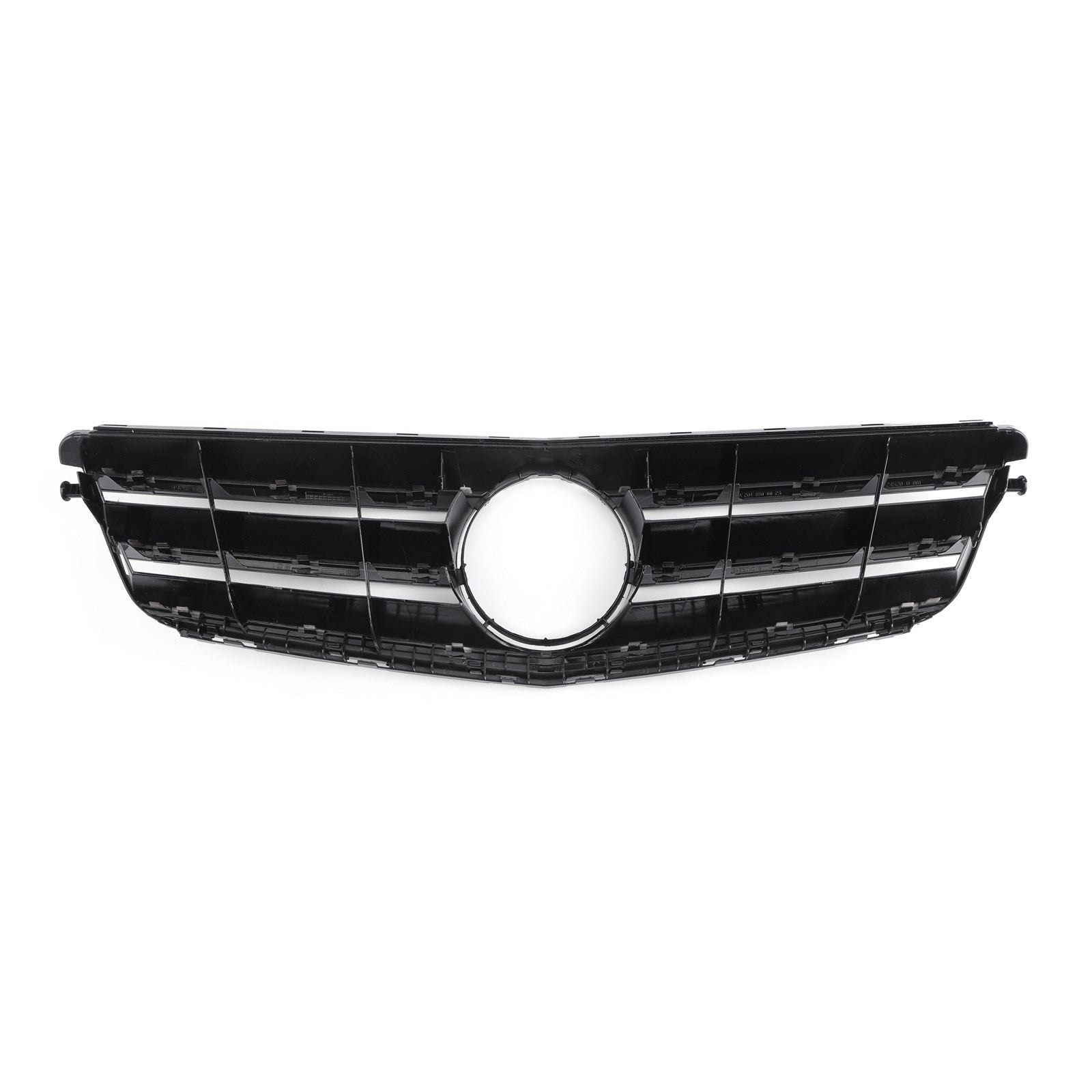 Grille de calandre avant LED noire chromée pour Benz Classe C W204 C300 C350 2008-2014 générique
