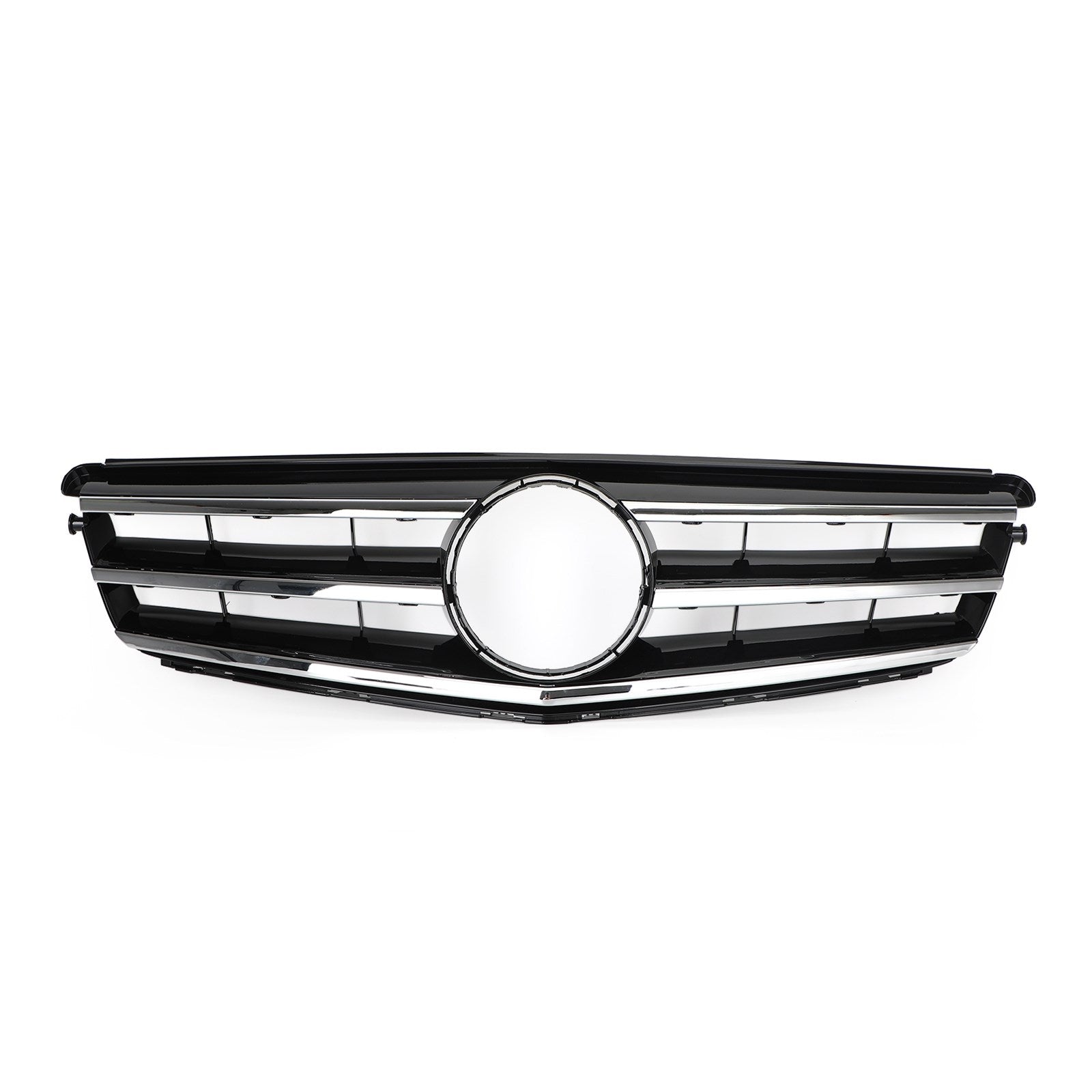 Grille de calandre avant LED noire chromée pour Benz Classe C W204 C300 C350 2008-2014 générique