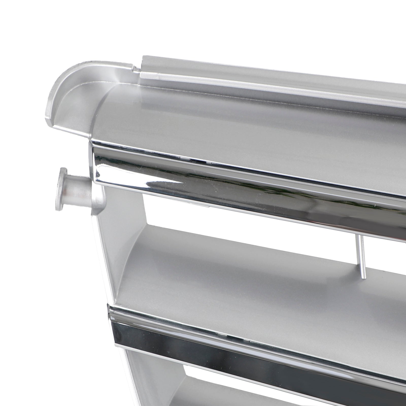 Centrale grille met LED voor Mercedes-Benz C-Klasse W204 2008-2014 - Zilveren afwerking