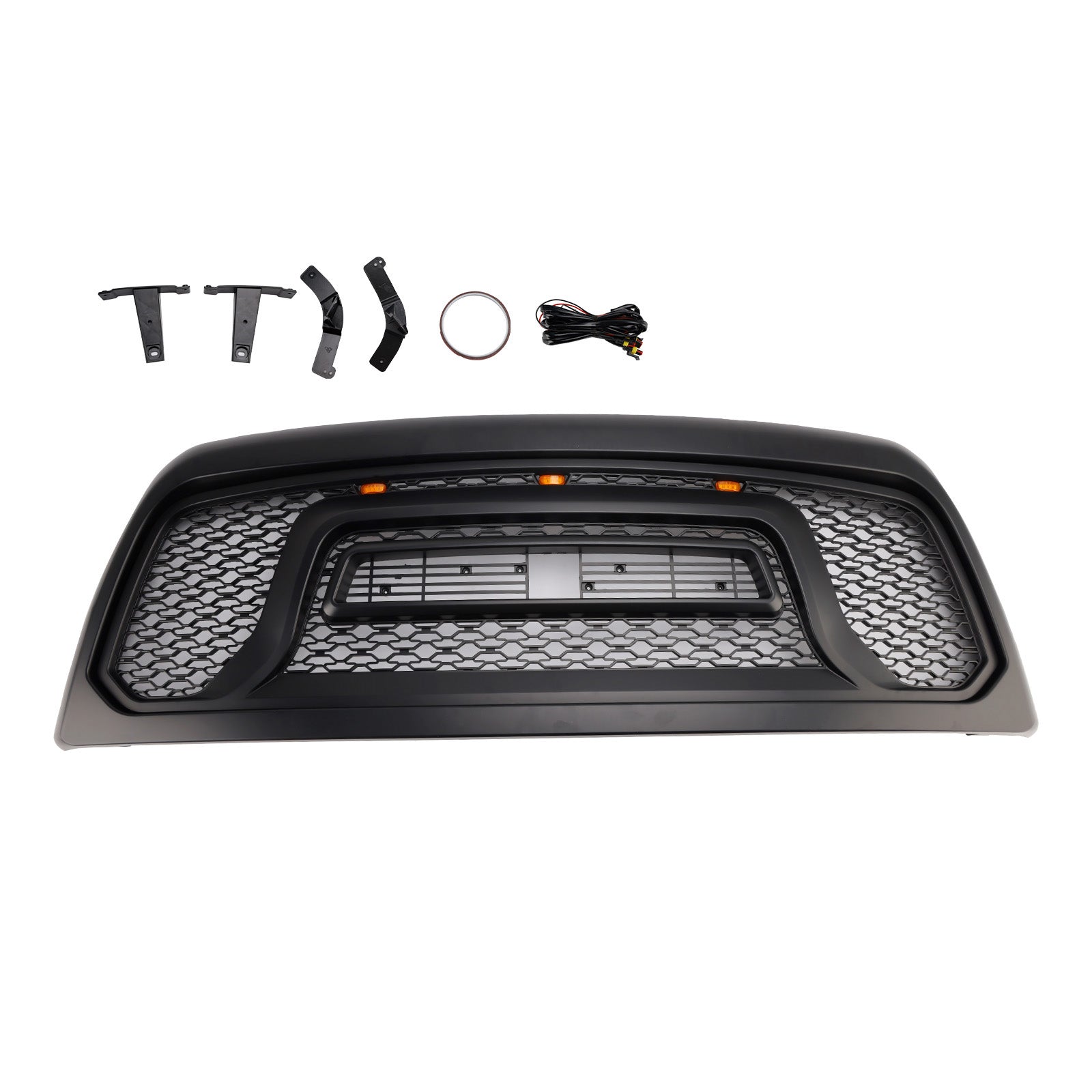 Calandre de pare-chocs avant avec éclairage LED pour Dodge Ram 2500/3500 Laramie Limited (2010-2018)