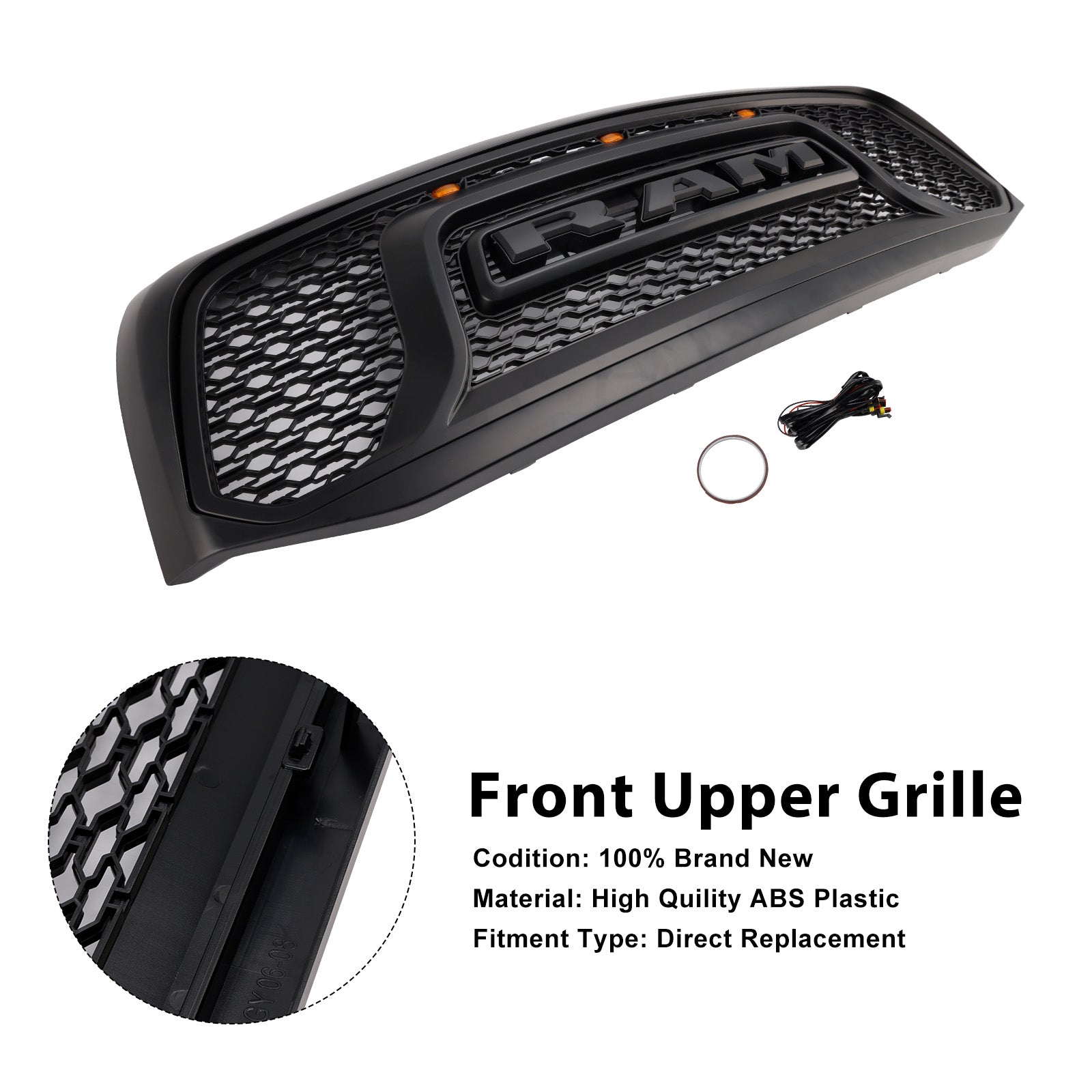 Griglia paraurti anteriore per Dodge RAM 1500 (2006-2008)