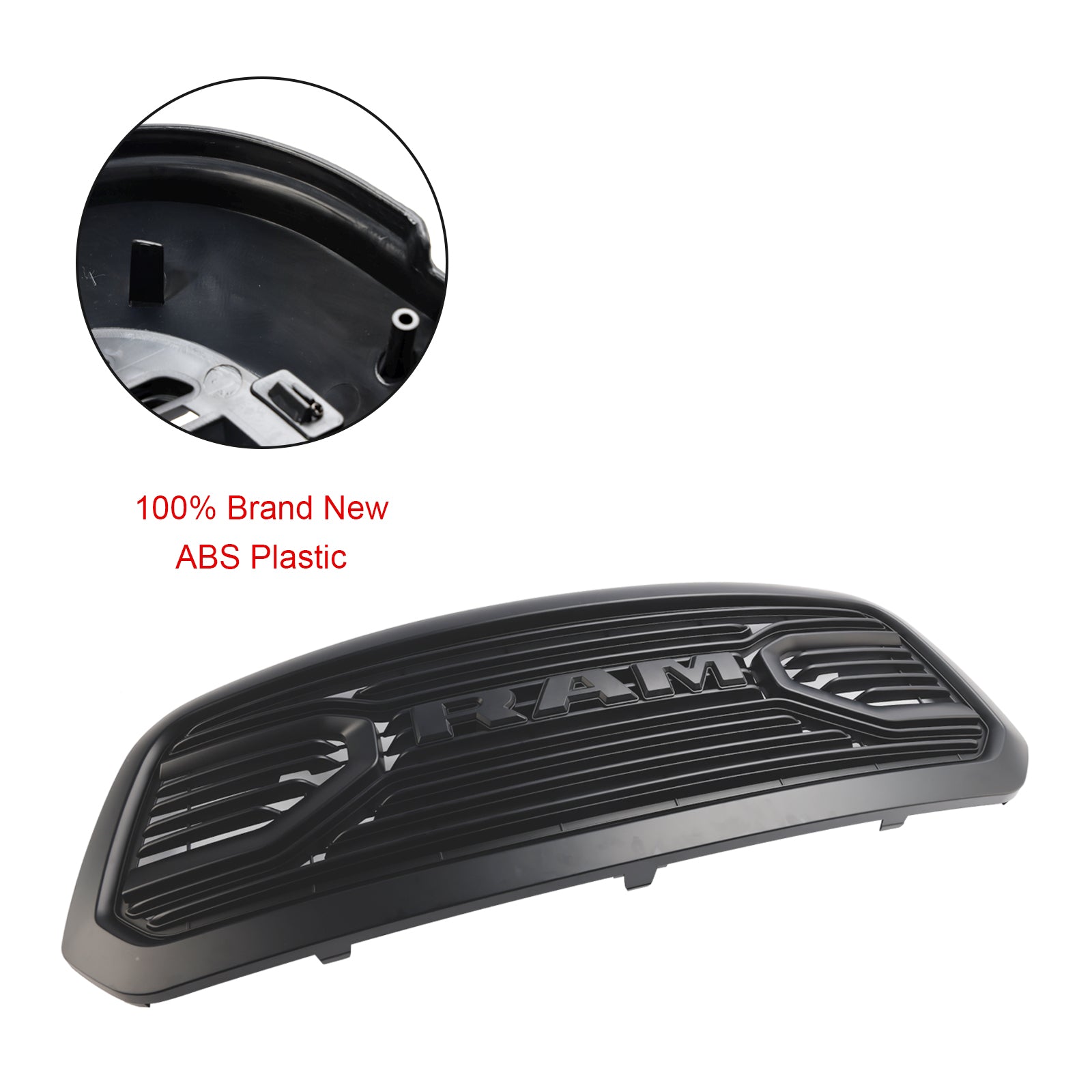 Big Horn Black Big High Bumper Grid za Dodge Ram 1500 2013-2018