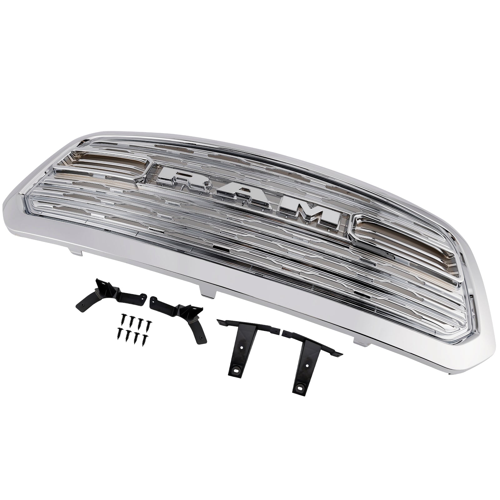 Kromirana maska sprednjega odbijača v stilu LTD za Dodge Ram 1500 (2013-2018).