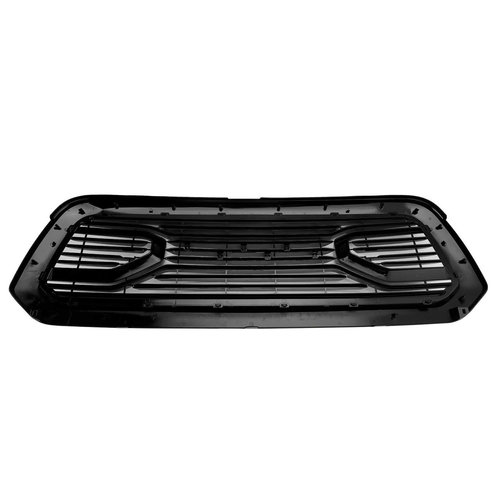 Calandre de pare-chocs avant style Big Horn noire pour Dodge Ram 1500 (2013-2018).