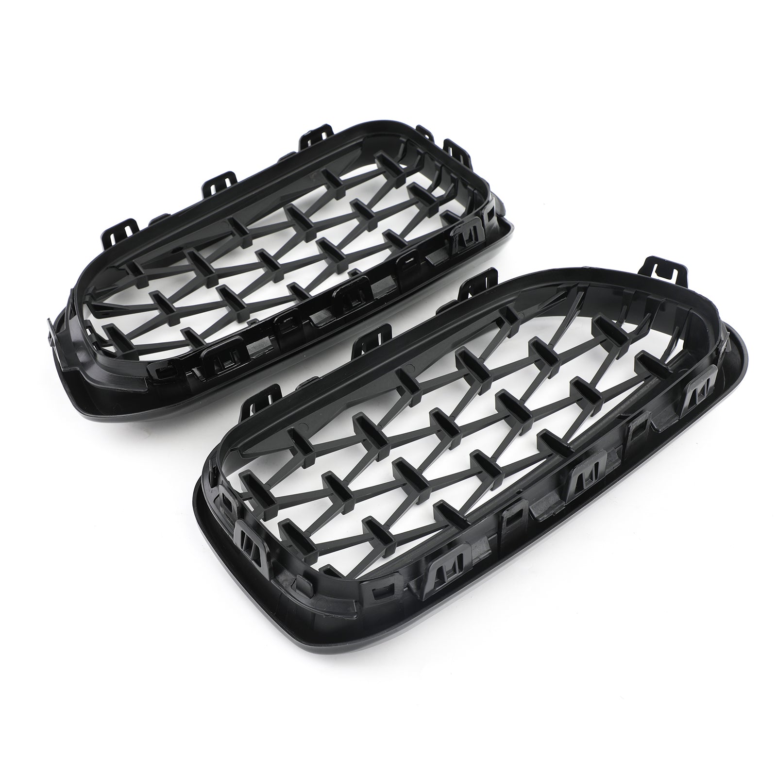 Grid de riñón delantero negro Chrome para BMW 2015-2017 Serie 1 F20/F21