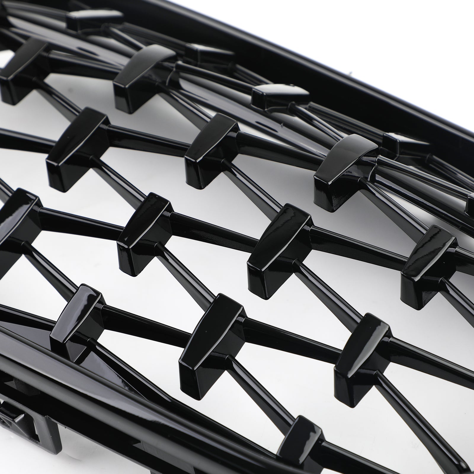 Grid de riñón delantero negro Chrome para BMW 2015-2017 Serie 1 F20/F21