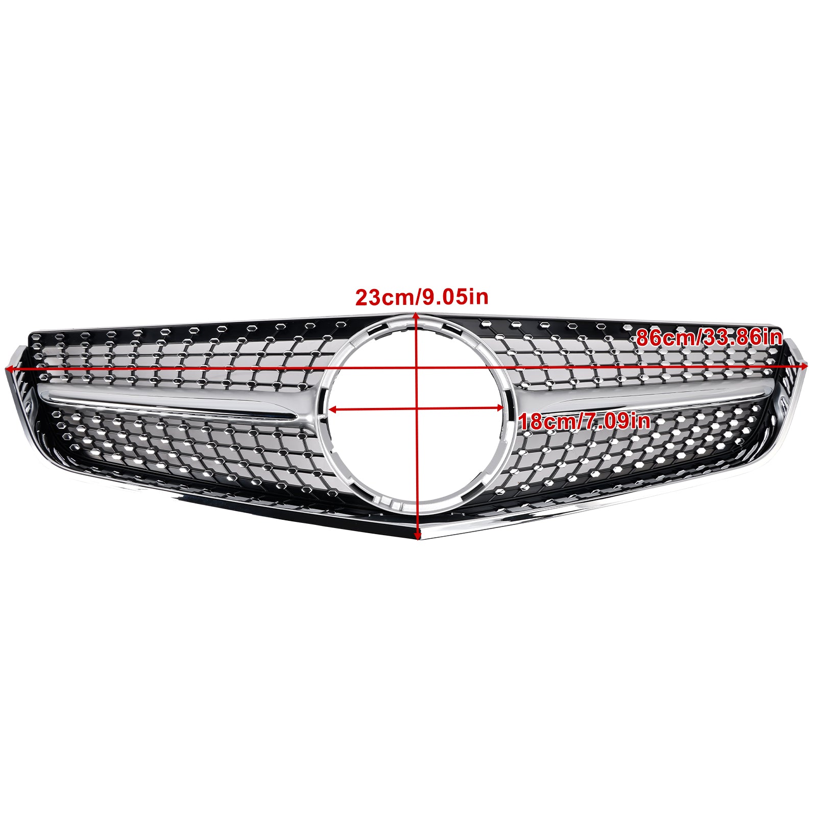 Griglia paraurti anteriore per Mercedes Classe E W207 C207 Coupé 2009-2013
