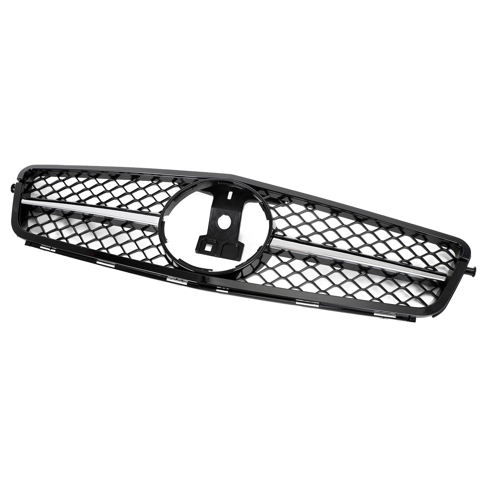 Griglia anteriore W204 Classe C 2008-2014 per C300/C350 ABS con finitura cromata di ricambio OEM
