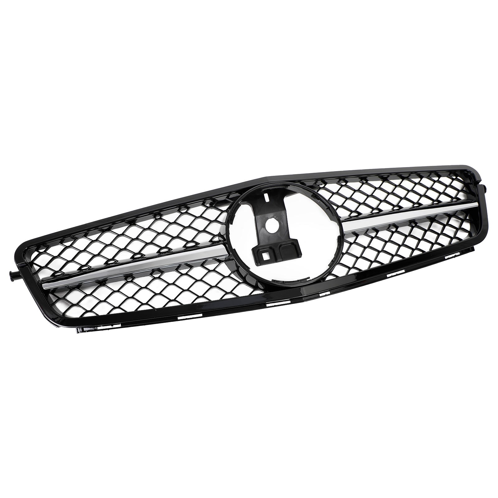 Griglia anteriore W204 Classe C 2008-2014 per C300/C350 ABS con finitura cromata di ricambio OEM