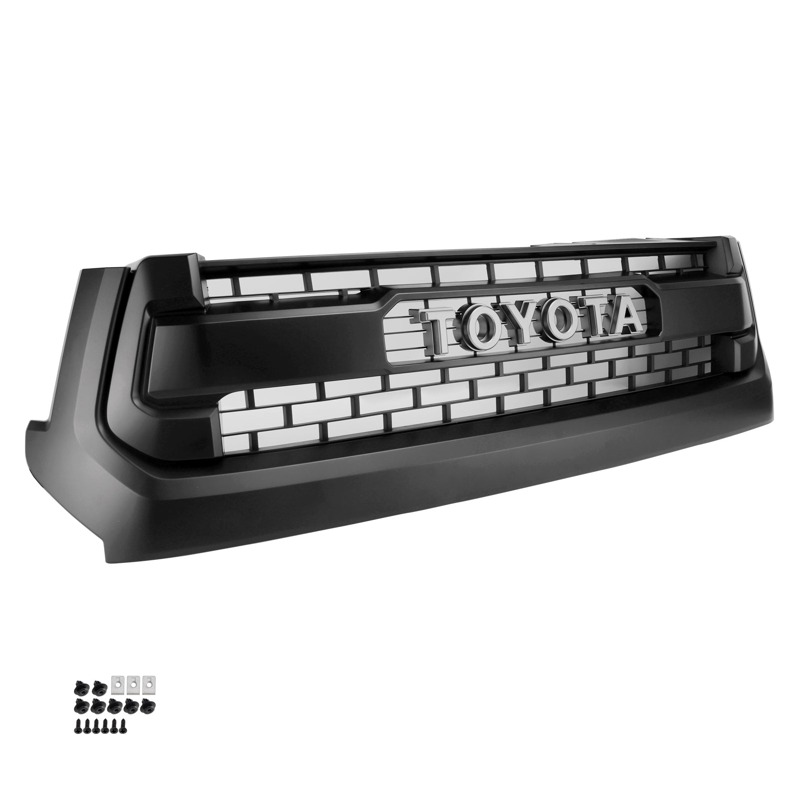 Parrilla frontal en forma de panal&Colmena negra mate para Toyota Tundra TRD PRO 2014-2018