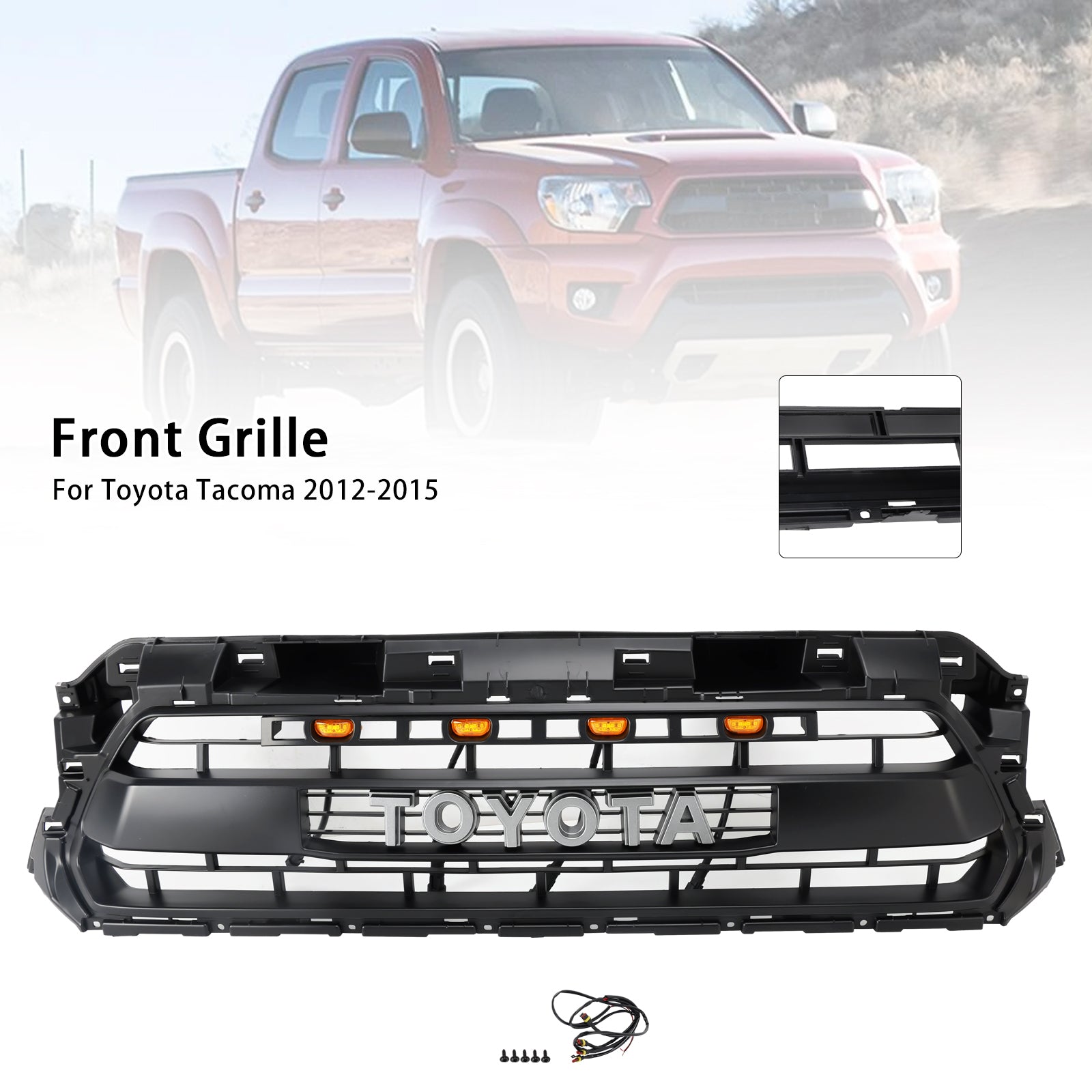 Satasta sprednja maska'bee PTR54-35150 za Toyota Tacoma TRD PRO 2012-2015