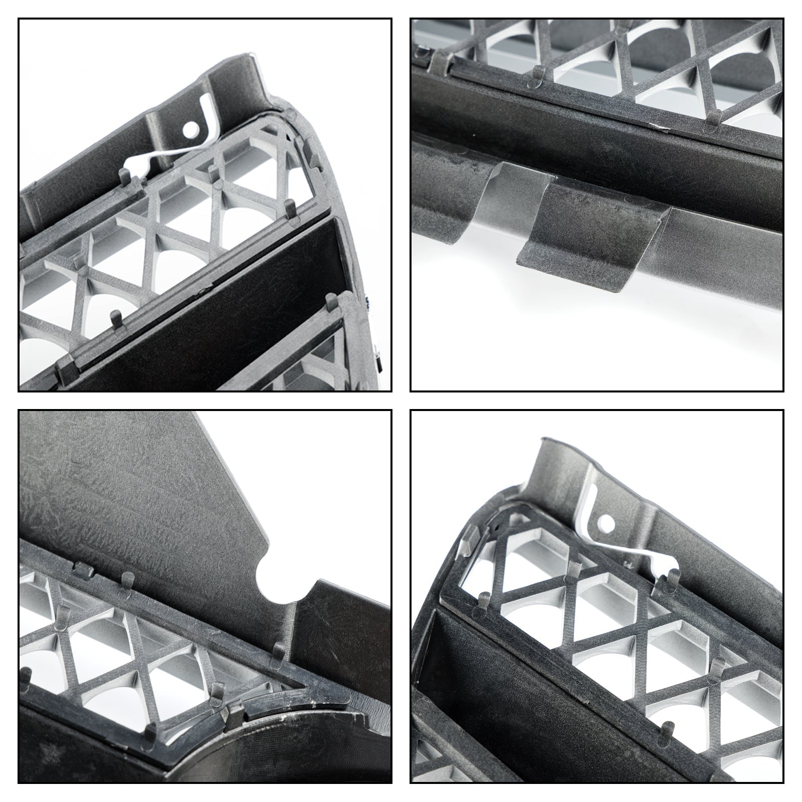 1 Fin Voorbumper Bovenste Grille Grill Voor Mercedes R230 SL500 SL600 2003-2006