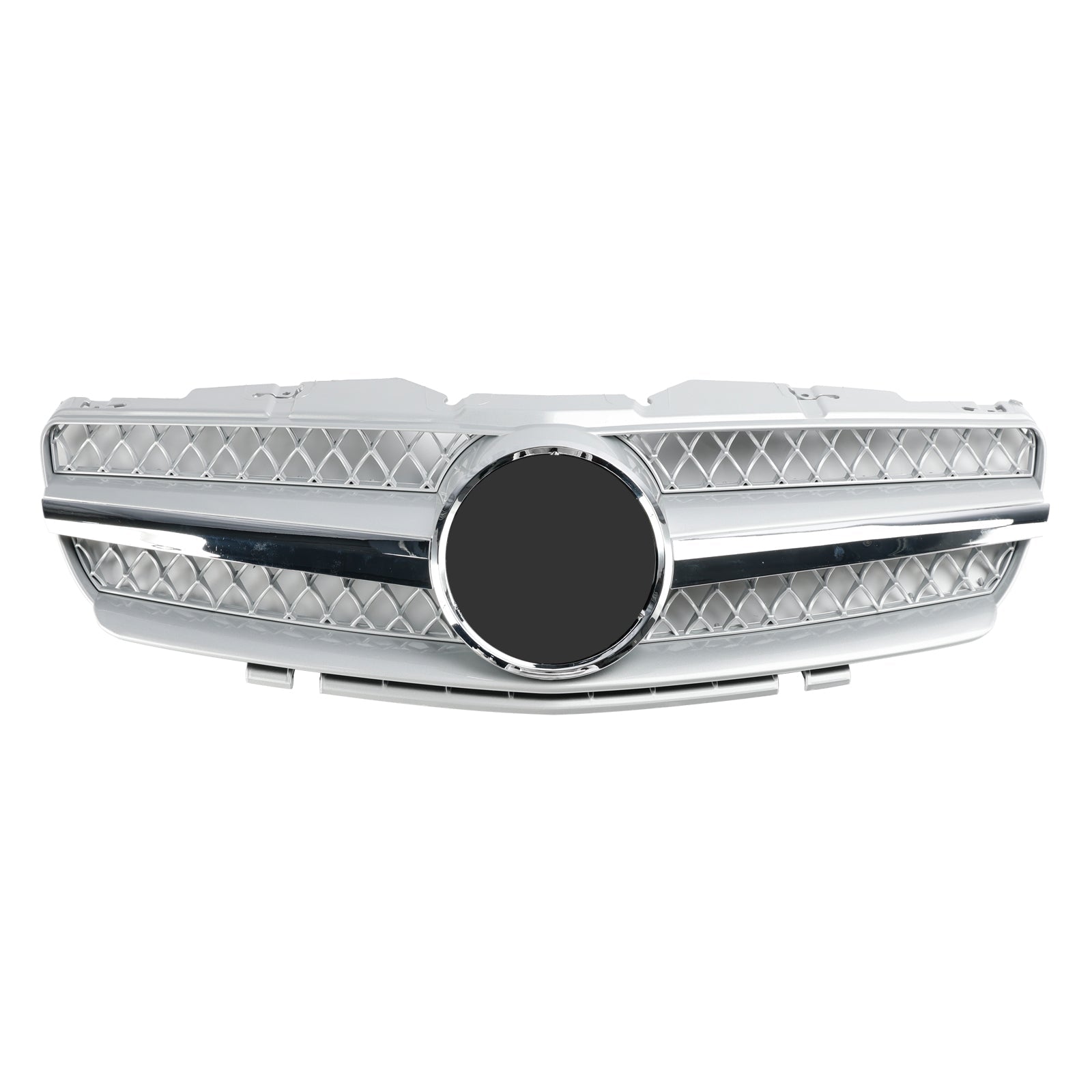 Griglia della griglia superiore del paraurti anteriore con 1 pinna per Mercedes R230 SL500 SL600 2003-2006