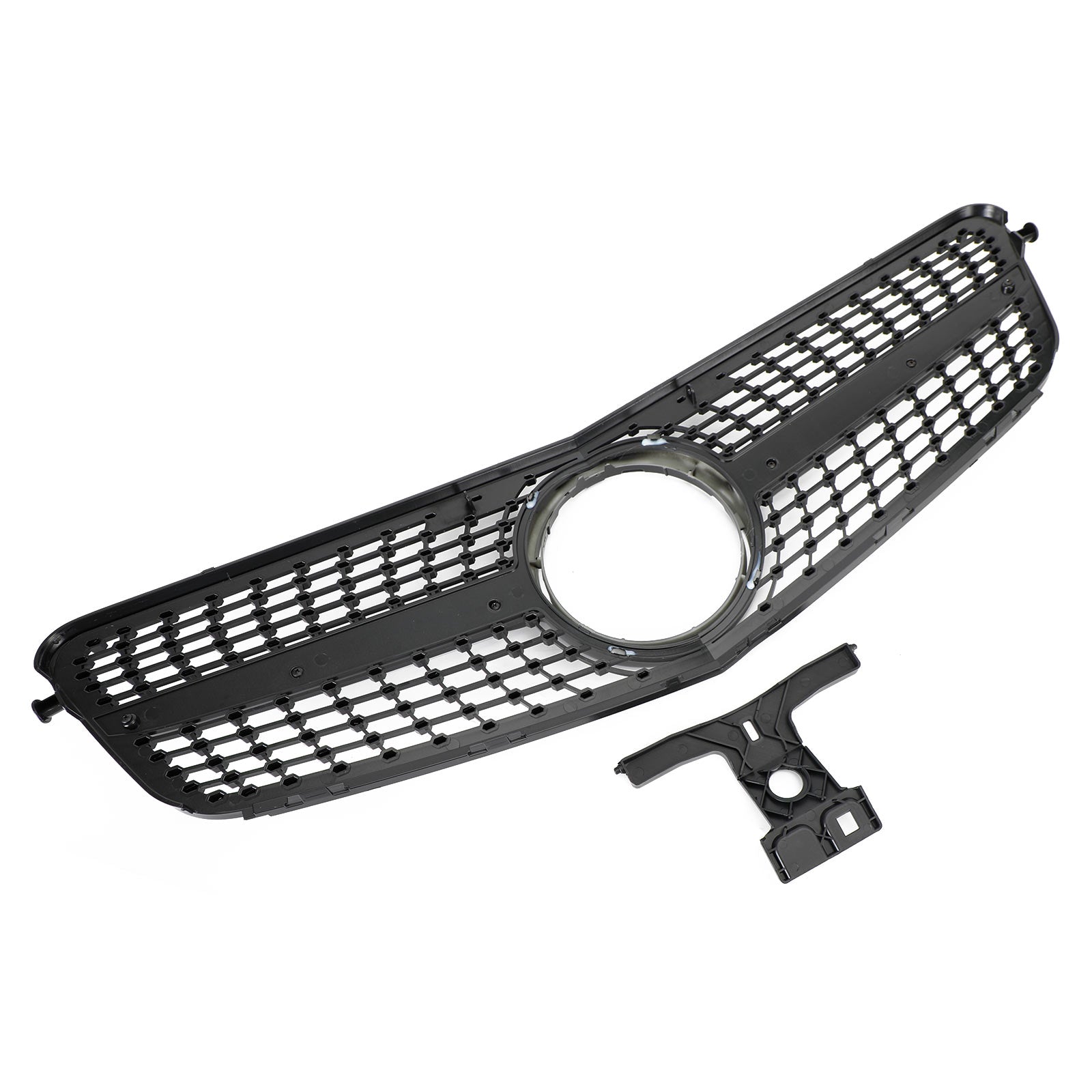 Grille de Calandre Avant Noir Chrome pour Mercedes C W204 (2008-2014) C180 C200 C250 C350