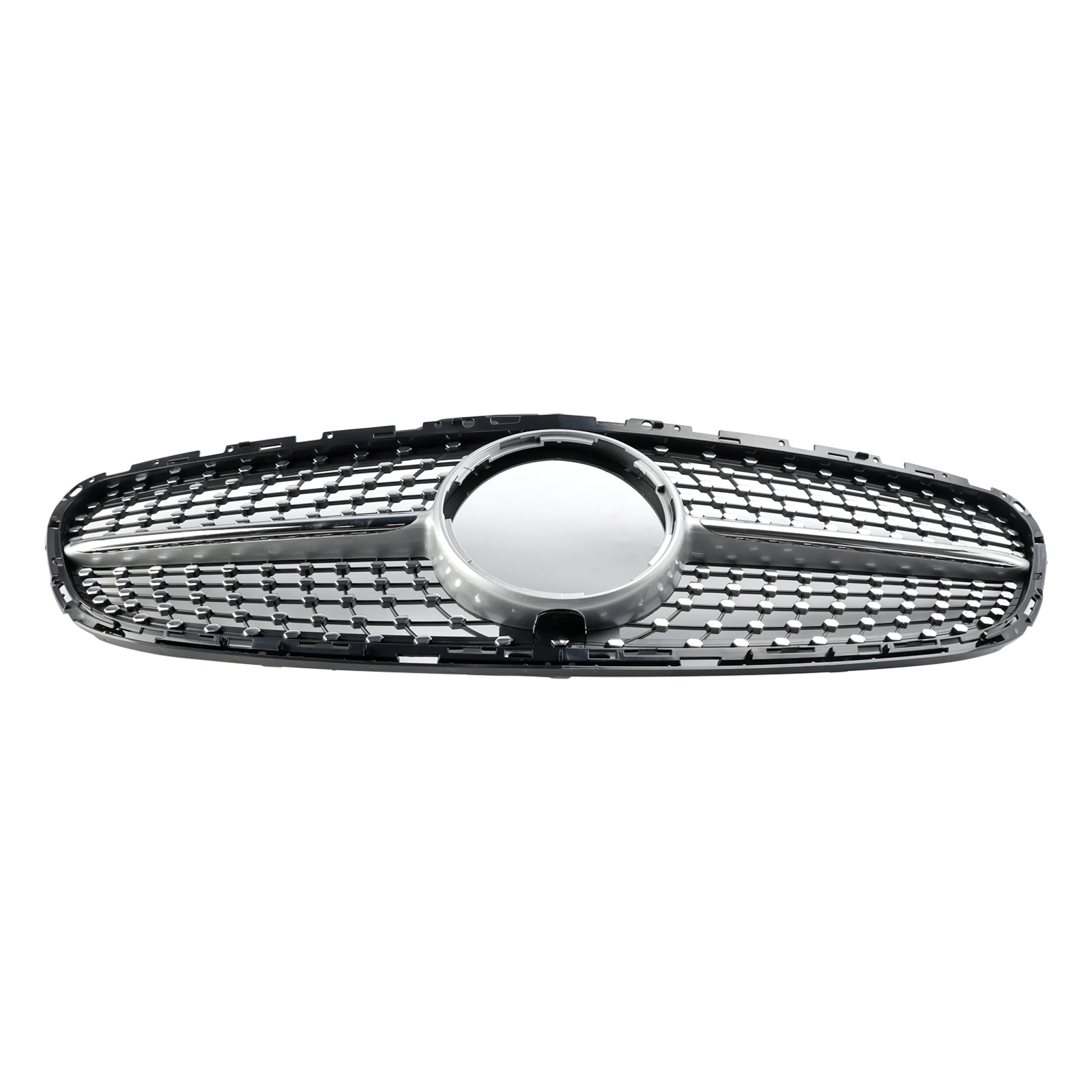 Diamantvormige grille voor de voorbumper van de Mercedes E-Klasse W212 Facelift 2013-2016